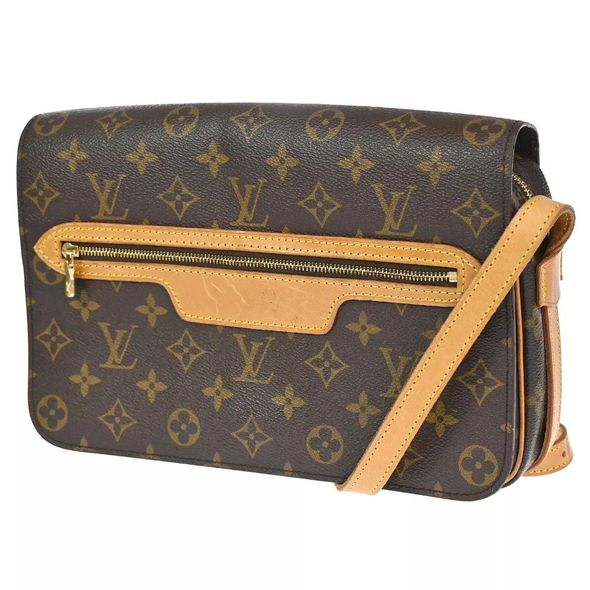 Louis Vuitton Monogram Saint Germain 28 Shoulder Bag Brown, Women's