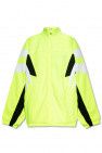 image of Balenciaga O1Srvl11E0224 Sporty B Cosy Tracksuit Jacket In Yellow, Women's (Size Small)