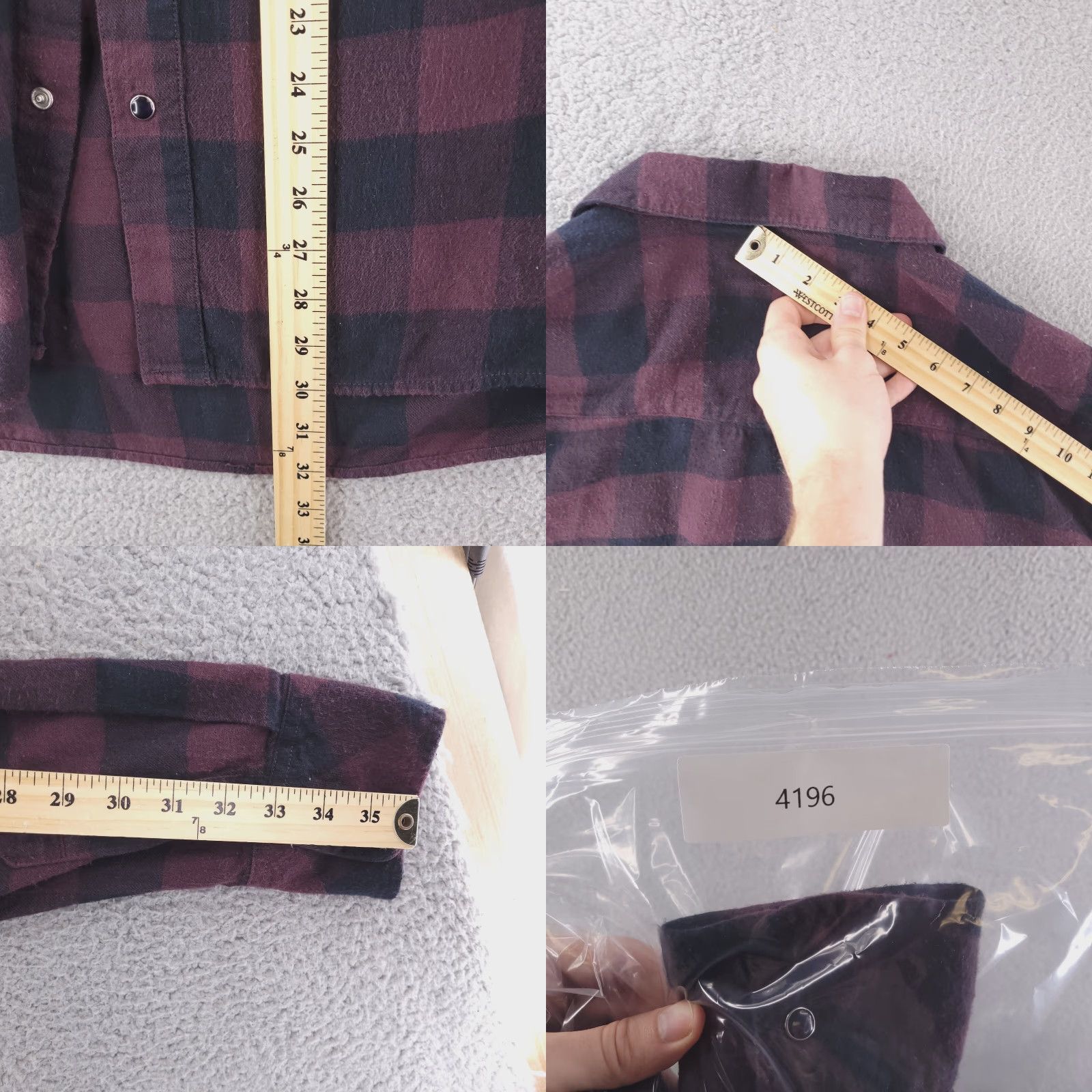Rivieras Redneck Riviera Shirt Mens XL Red Black Flannel Long Sleeve Button UP Check Size US XL / EU 56 / 4 - 8 Thumbnail