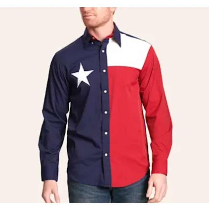 Other Sun River LS Texas Flag Western Button Up Shirt -Size Large* Size US L / EU 52-54 / 3 - 1 Thumbnail