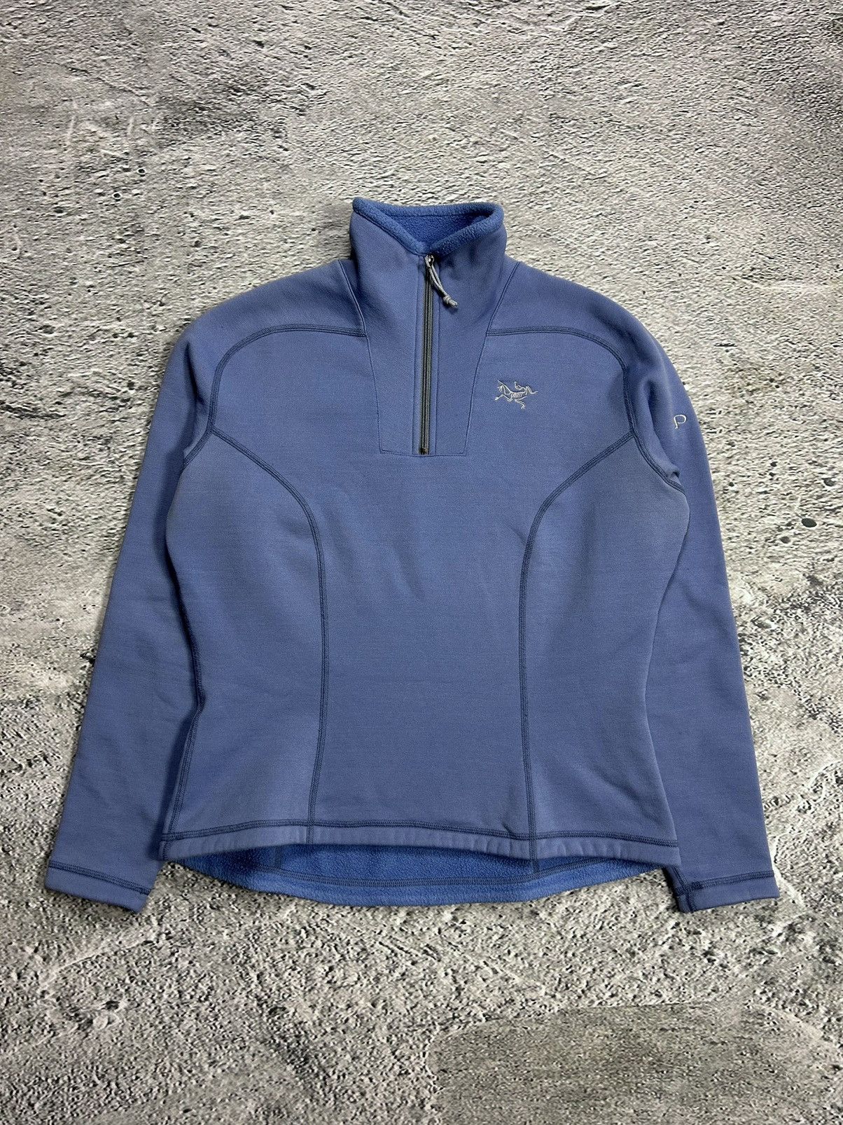 Arc'teryx × Vintage Arc’teryx fleece halfzip sweatshirt blue Size M / US 6-8 / IT 42-44 - 1 Thumbnail