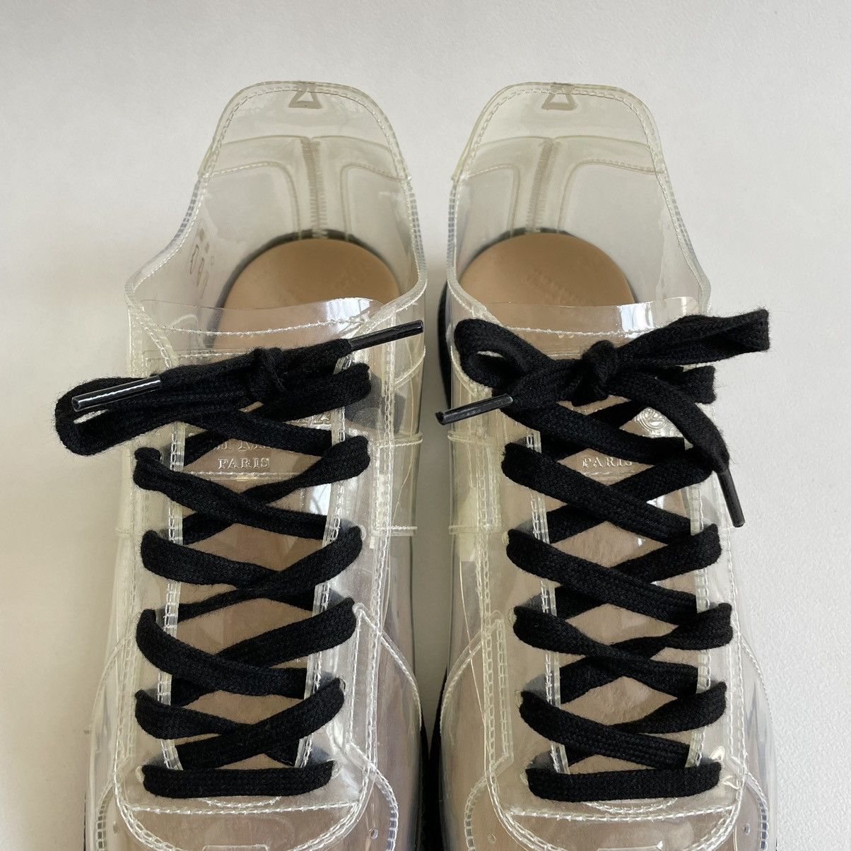 Maison Margiela S/S 21 Clear PVC GAT Sneakers Size US 10 / EU 43 - 9 Thumbnail