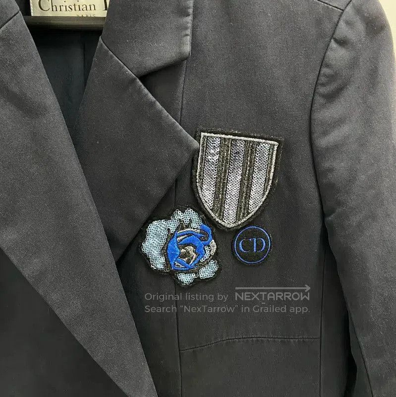 Dior Dior Navy Blue Cotton Women's Jacket . Size M / US 6-8 / IT 42-44 - 6 Thumbnail