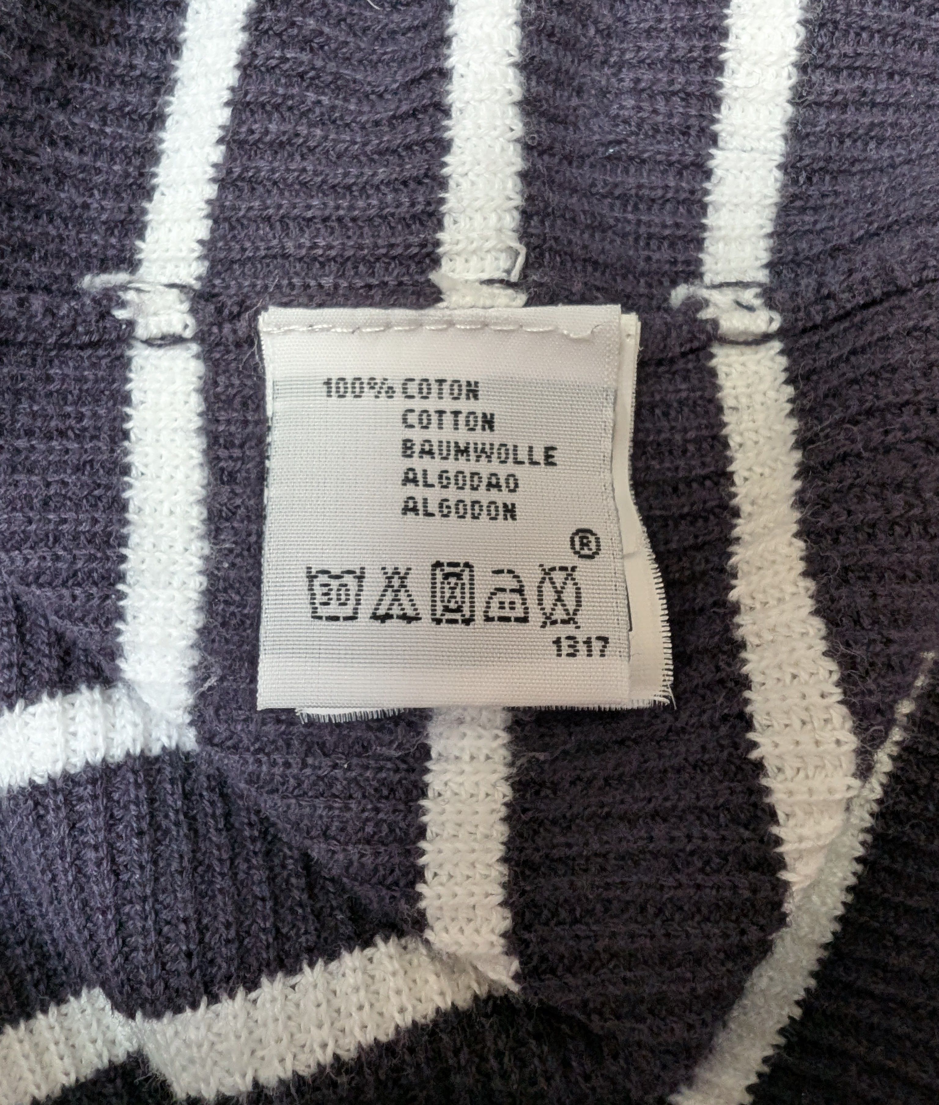 Aigle Aigle Classic Breton Stripe Organic Cotton Sweater Size US L / EU 52-54 / 3 - 6 Thumbnail