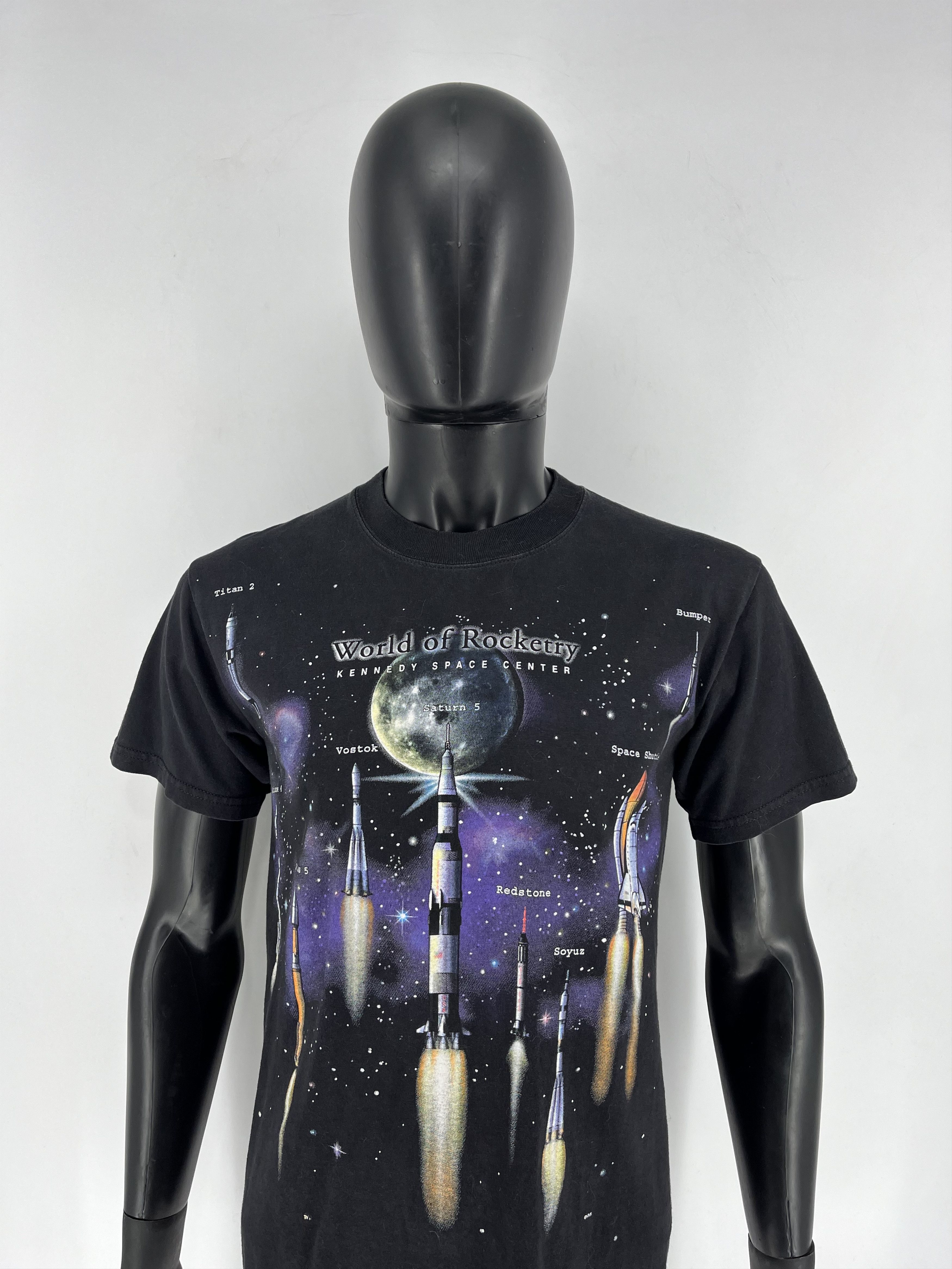 Vintage Vintage Art Unlimited NASA Space World of Rocketry Size US S / EU 44-46 / 1 - 1 Thumbnail