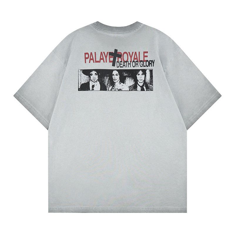 Vintage Vintage Washed & Distressed Rock Band Graphic T-Shirt Size US M / EU 48-50 / 2 - 2 Thumbnail