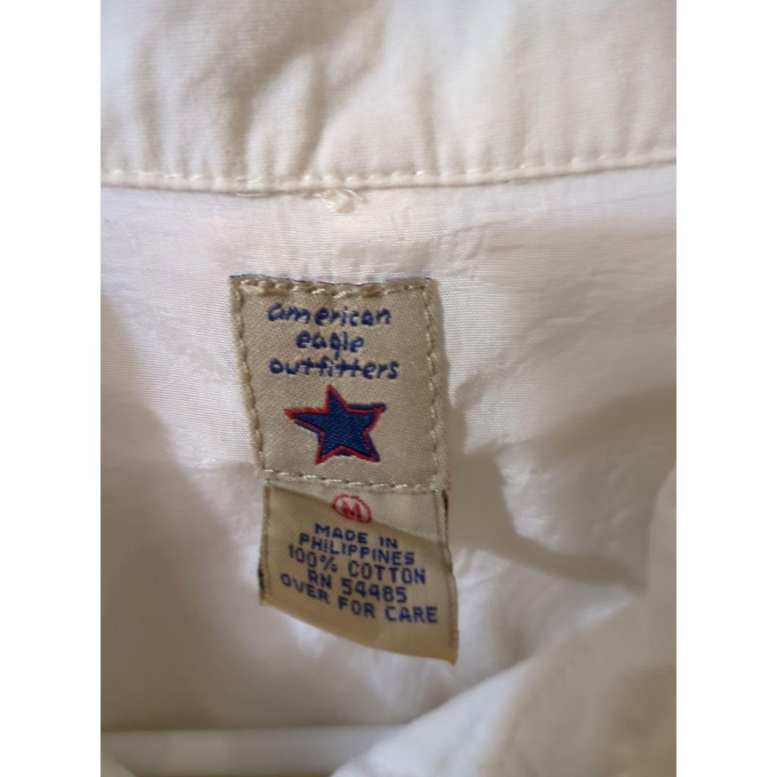 American Eagle Outfitters VINTAGE American Eagle Outfitters White Womens Jacket Zip 100% Cotton 2 Pocket M Size Medium Basic Jacket Womens Mens? Size M / US 6-8 / IT 42-44 - 2 Thumbnail