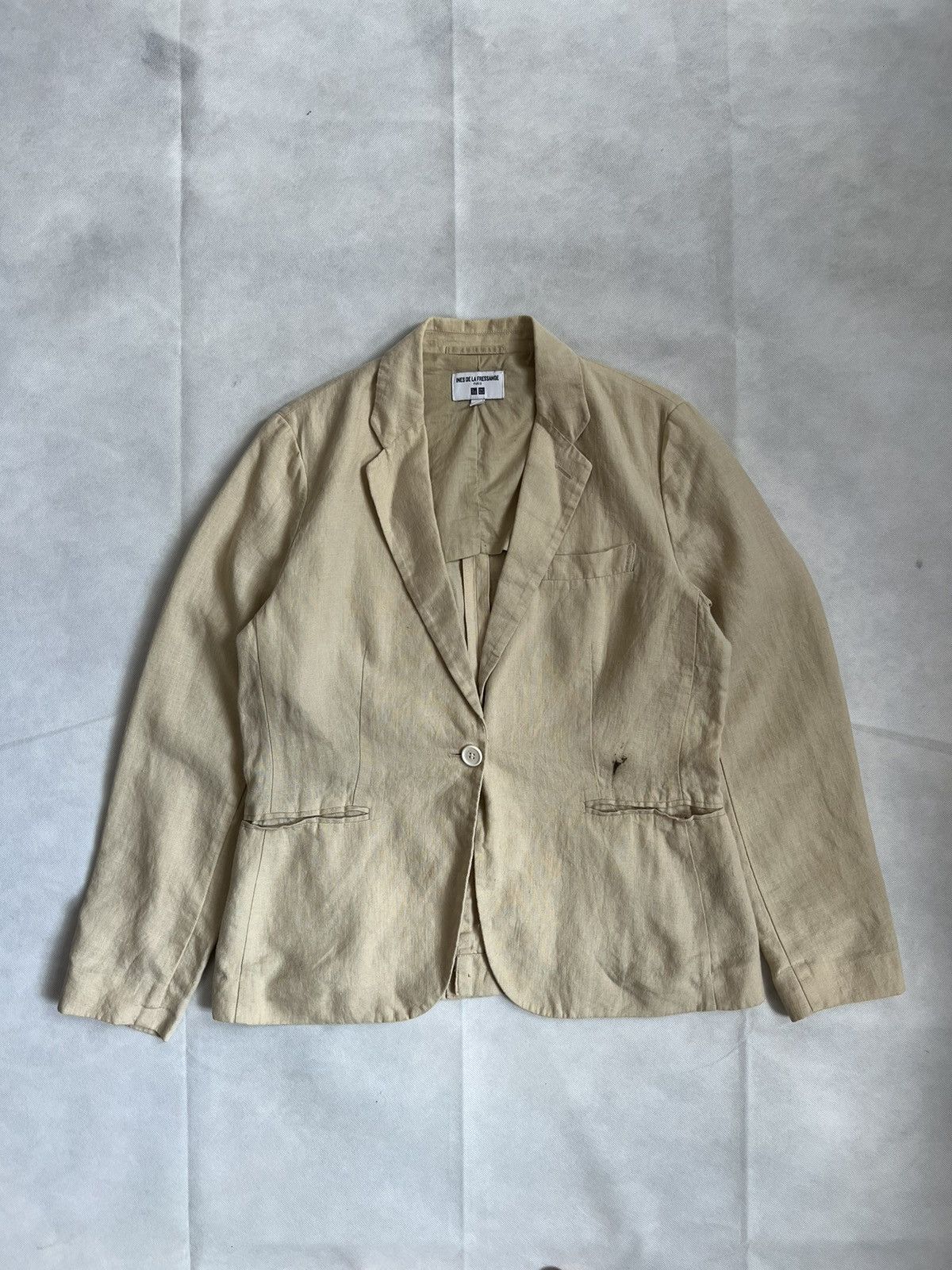 Lemaire × Uniqlo Rare Ines De La Fressange Uniqlo Coat Blazer Size L / US 10 / IT 46 - 1 Thumbnail