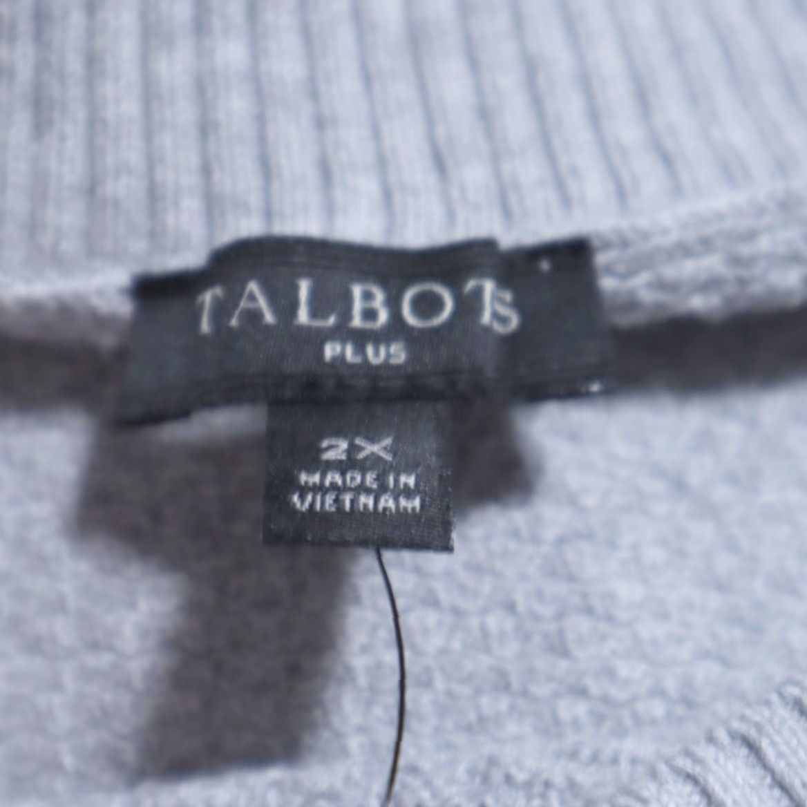 Talbots Talbots Woven Solid Long Sleeve Sweatshirt Gray Women's 2X Shirt Size XXL / US 16-18 / IT 52-54 - 7 Thumbnail