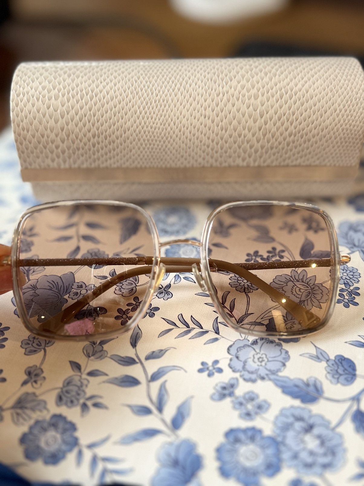 Jimmy Choo Jimmy Choo Sunglasses with sparkles Size ONE SIZE - 1 Thumbnail