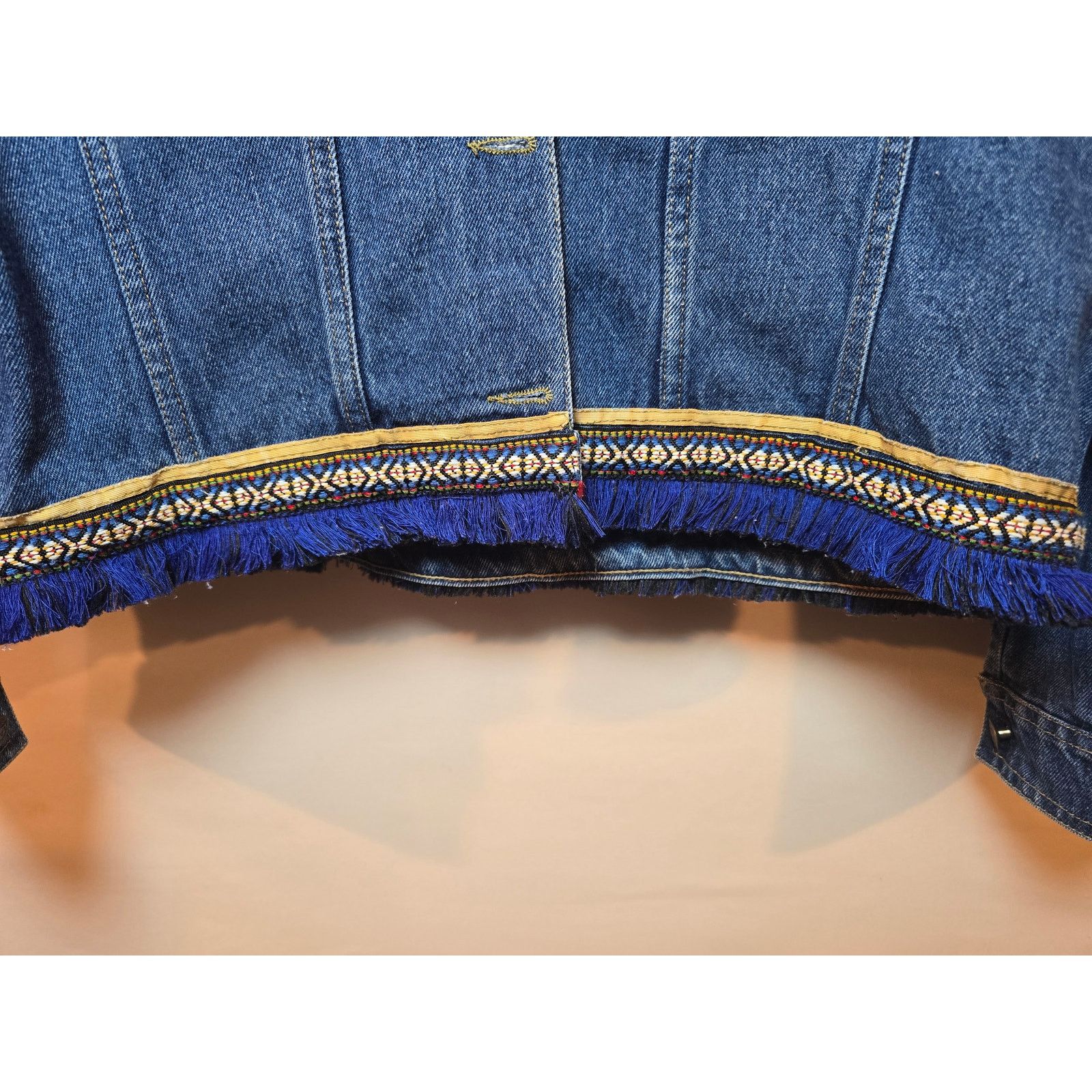 Other Agapo 90s Vintage Denim Jacket Size Large Size L / US 10 / IT 46 - 3 Thumbnail