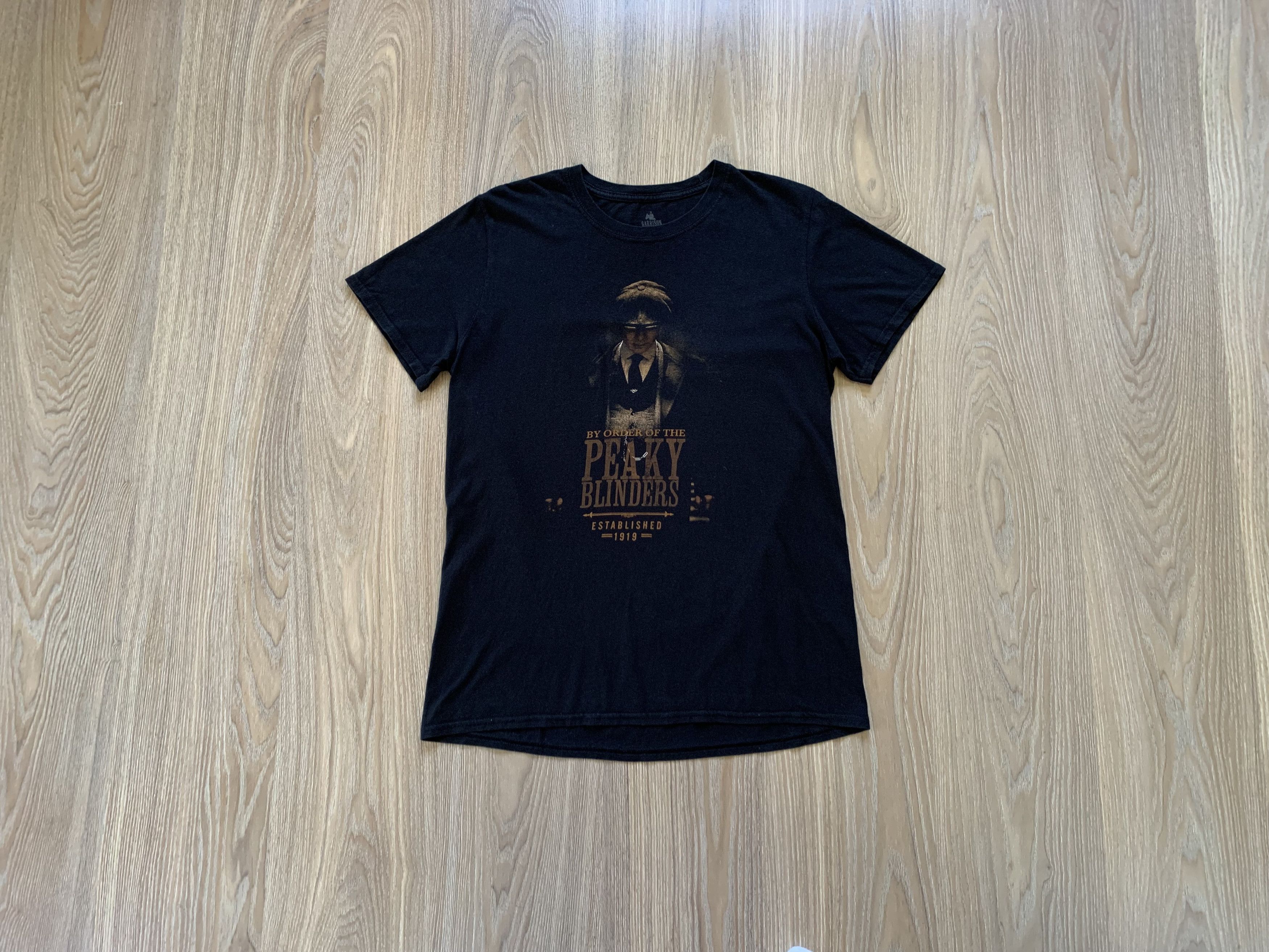 Vintage Vintage Peaky Blinders 2013 Black Printed T Shirt Size US M / EU 48-50 / 2 - 9 Thumbnail