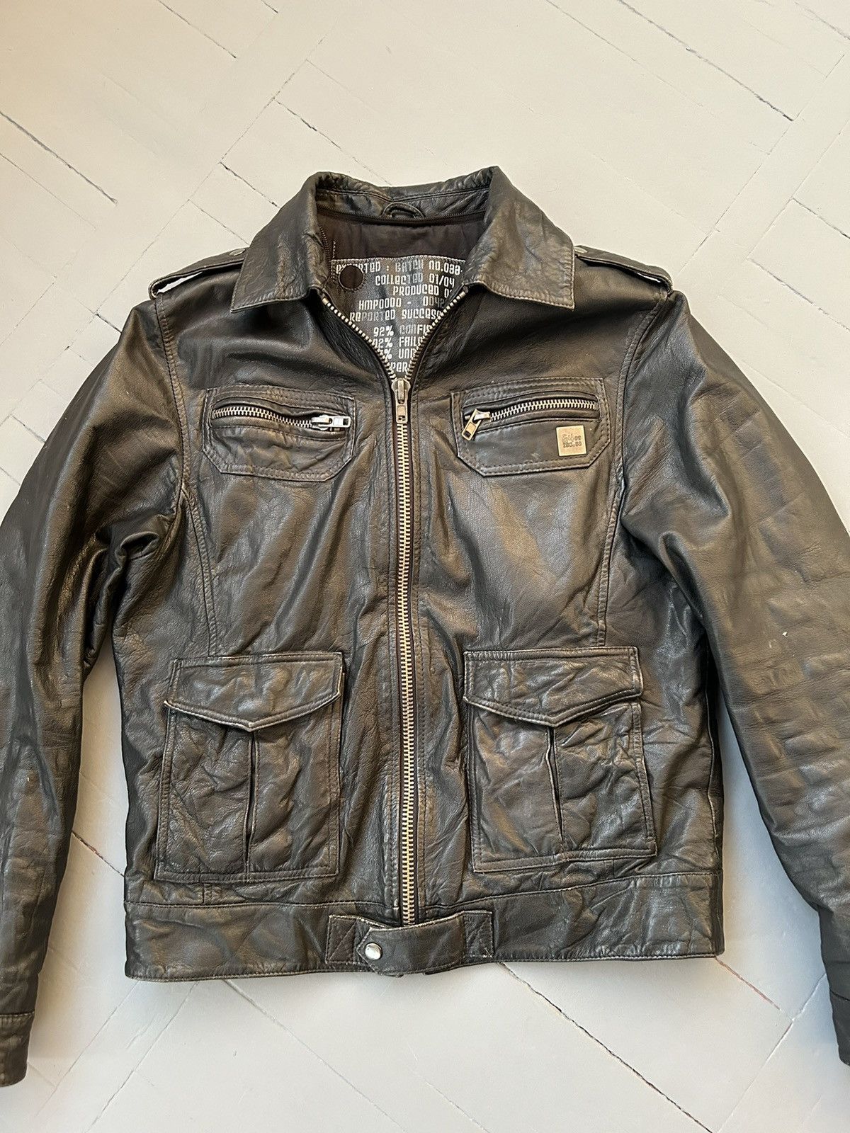 Vintage Vintage leather bomber jacket Size US M / EU 48-50 / 2 - 5 Thumbnail