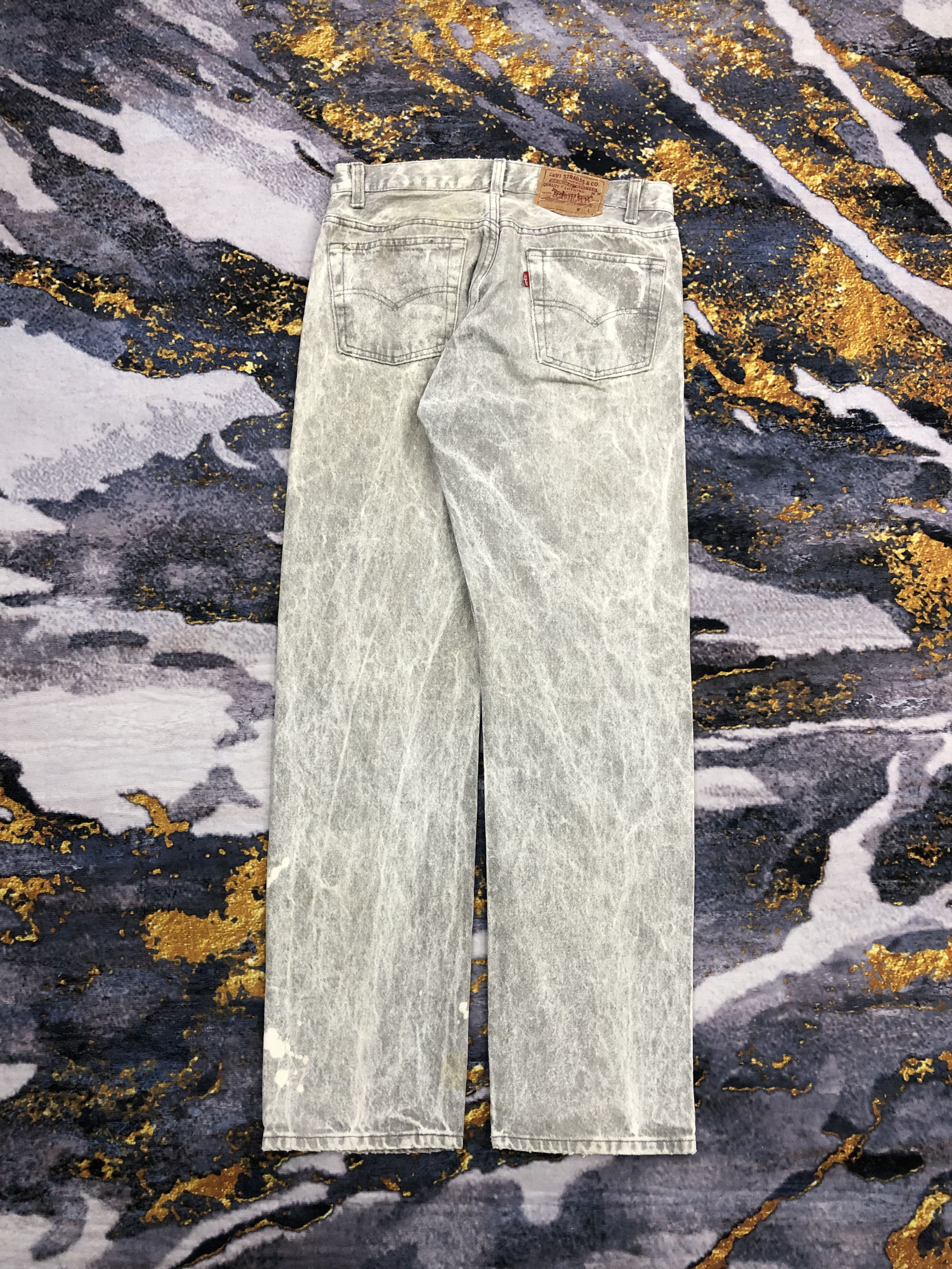 Levi's Vintage 90s Levi's 501 Acid Washed Jeans DPP0036 Size US 30 / EU 46 - 3 Thumbnail