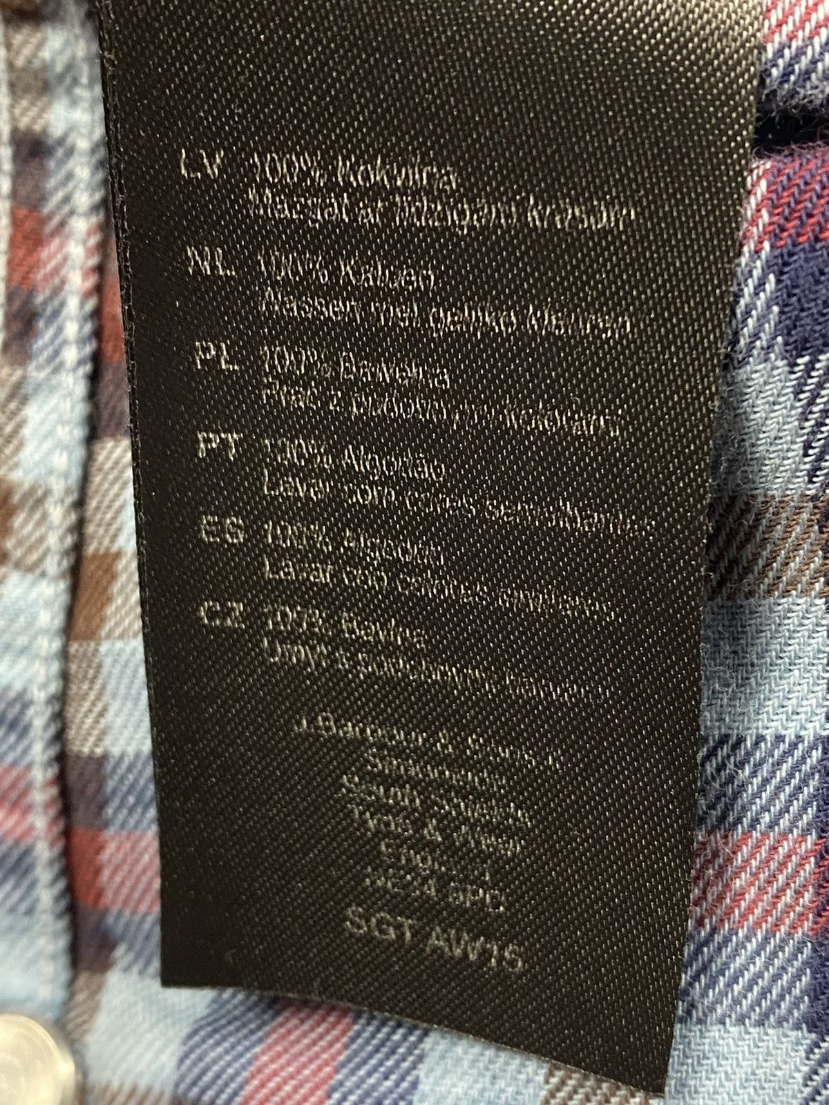 Barbour Barbour International Checkered Button Up Shirt Long Sleeve Size US M / EU 48-50 / 2 - 12 Thumbnail
