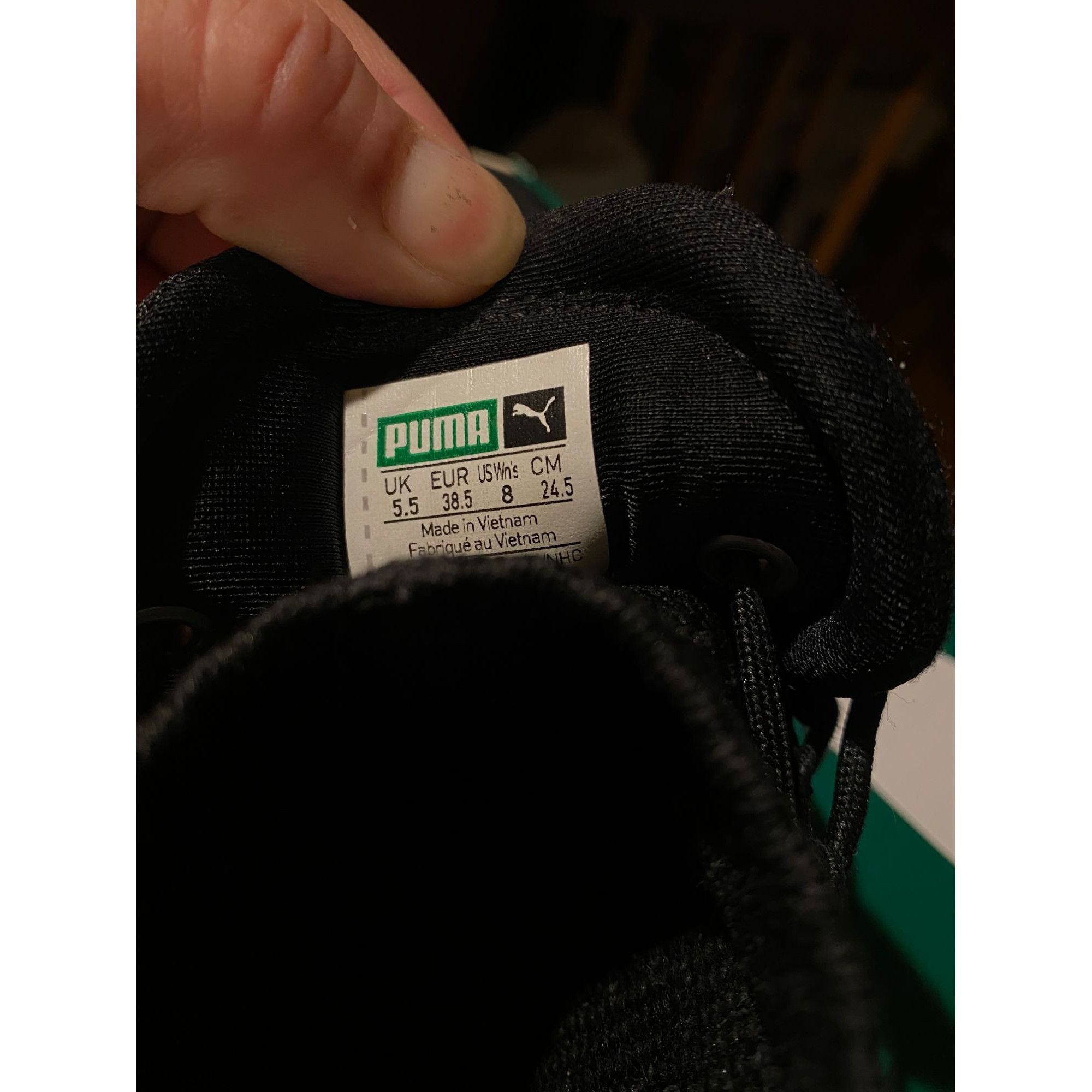 Puma PUMA Tsugi Shinsei Metallic Black Rose Gold Running Shoe Wom Size US 8 / IT 38 - 7 Thumbnail