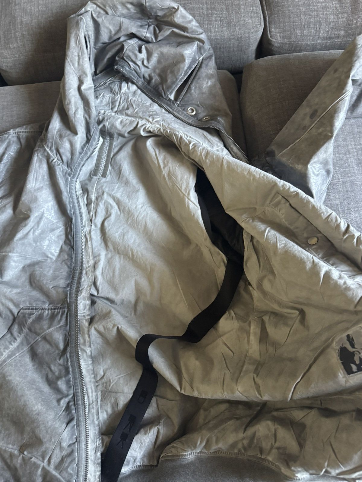 Rick Owens Rick DarkSHDW Gimp Flight Bomber Jacket Size US M / EU 48-50 / 2 - 6 Thumbnail