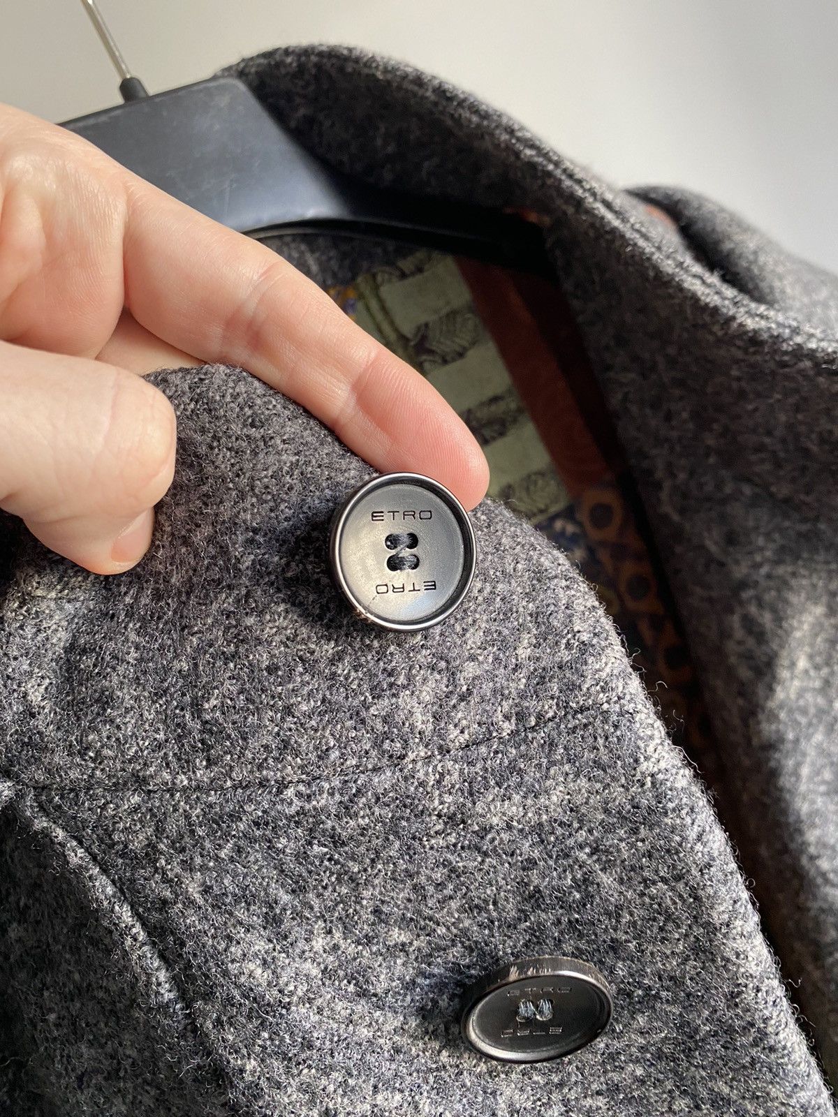 Etro Etro Wool Coat Size US L / EU 52-54 / 3 - 17 Thumbnail