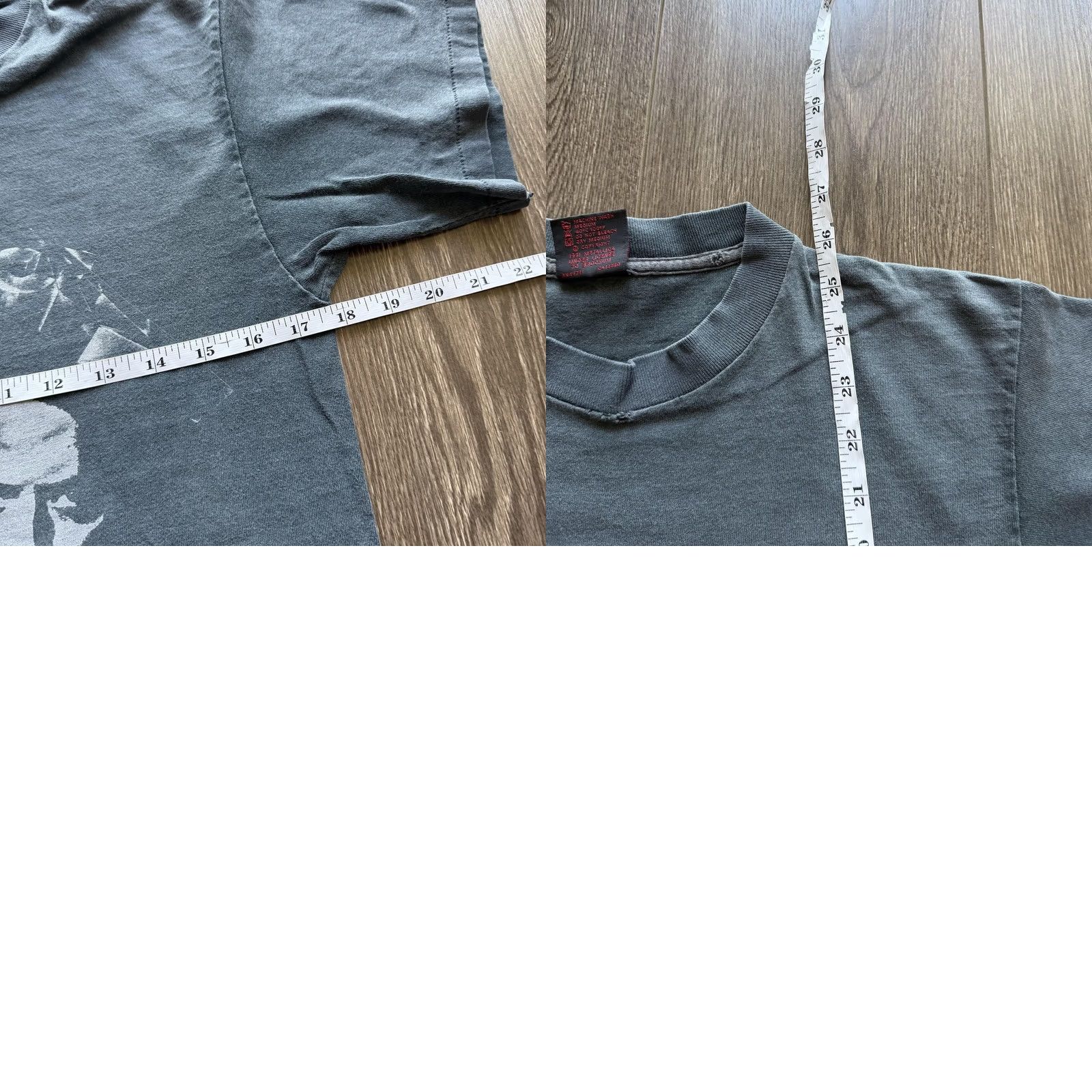 Vintage VINTAGE Metallica Shirt M Gray 1991 Tour Brockum Band Tee Mens Medium Short Sleeve Graphic Print Crew Neck Rock Music 90s Size US M / EU 48-50 / 2 - 9 Thumbnail