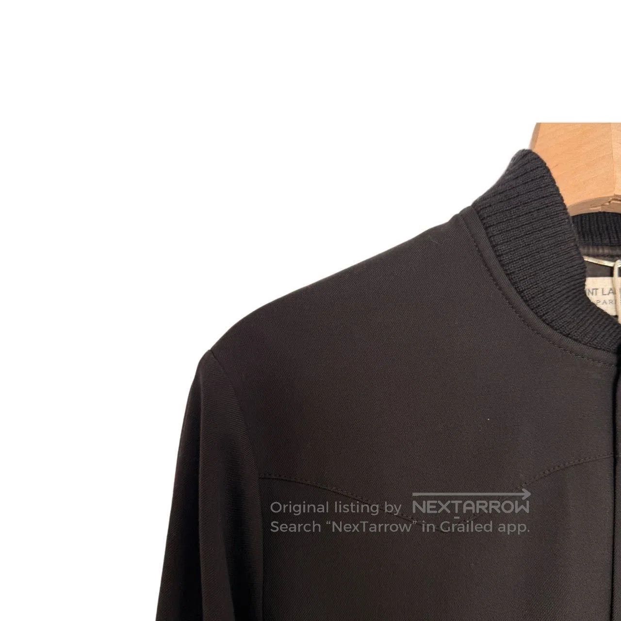 Saint Laurent Paris Saint Laurent Black Embroidered Bomber Jacket. Size US S / EU 44-46 / 1 - 3 Thumbnail