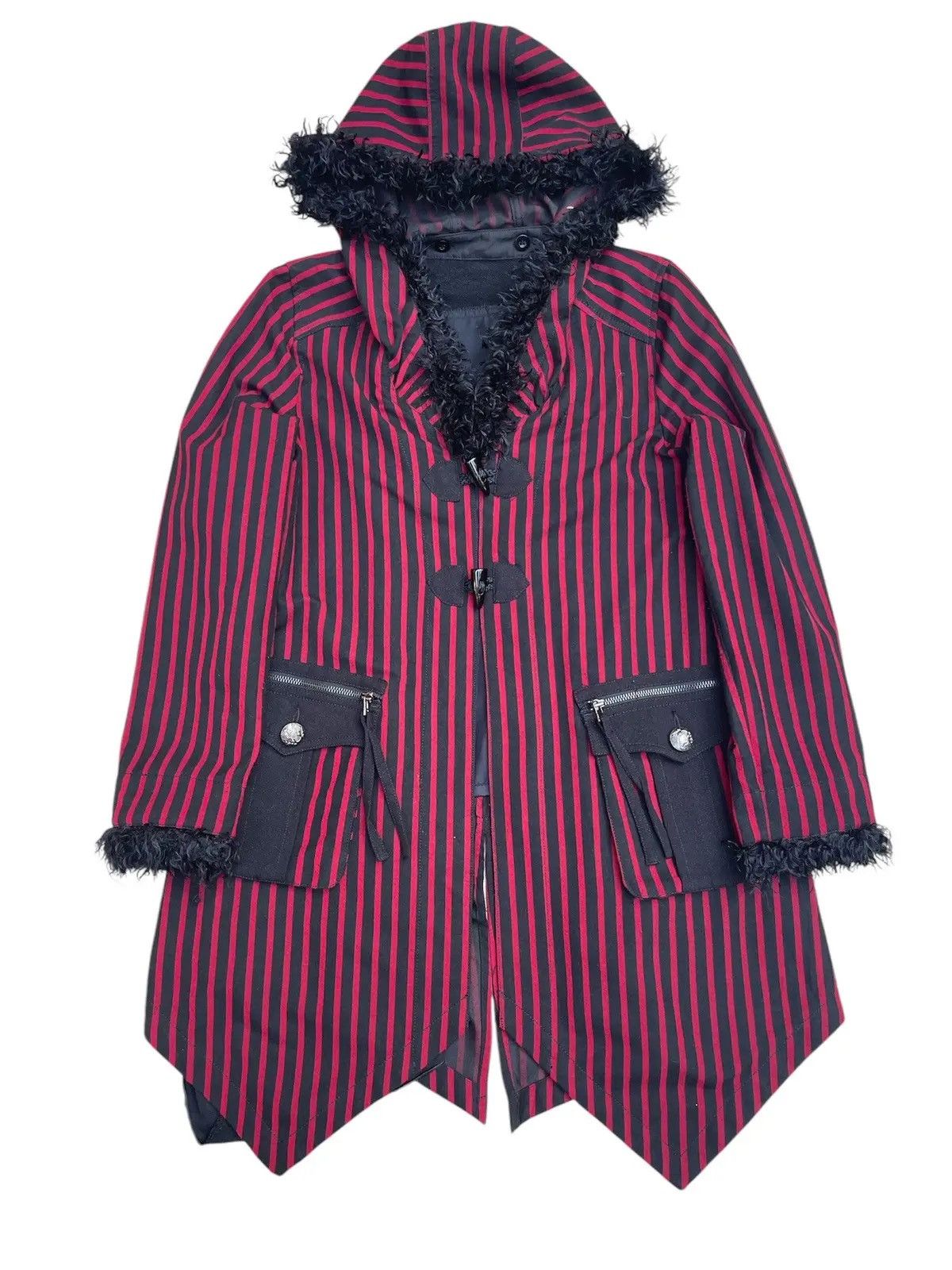 KMRii Algonquins Japan Gothic Punk Bondage Asymmetrical Faux Fur Size US M / EU 48-50 / 2 - 1 Thumbnail