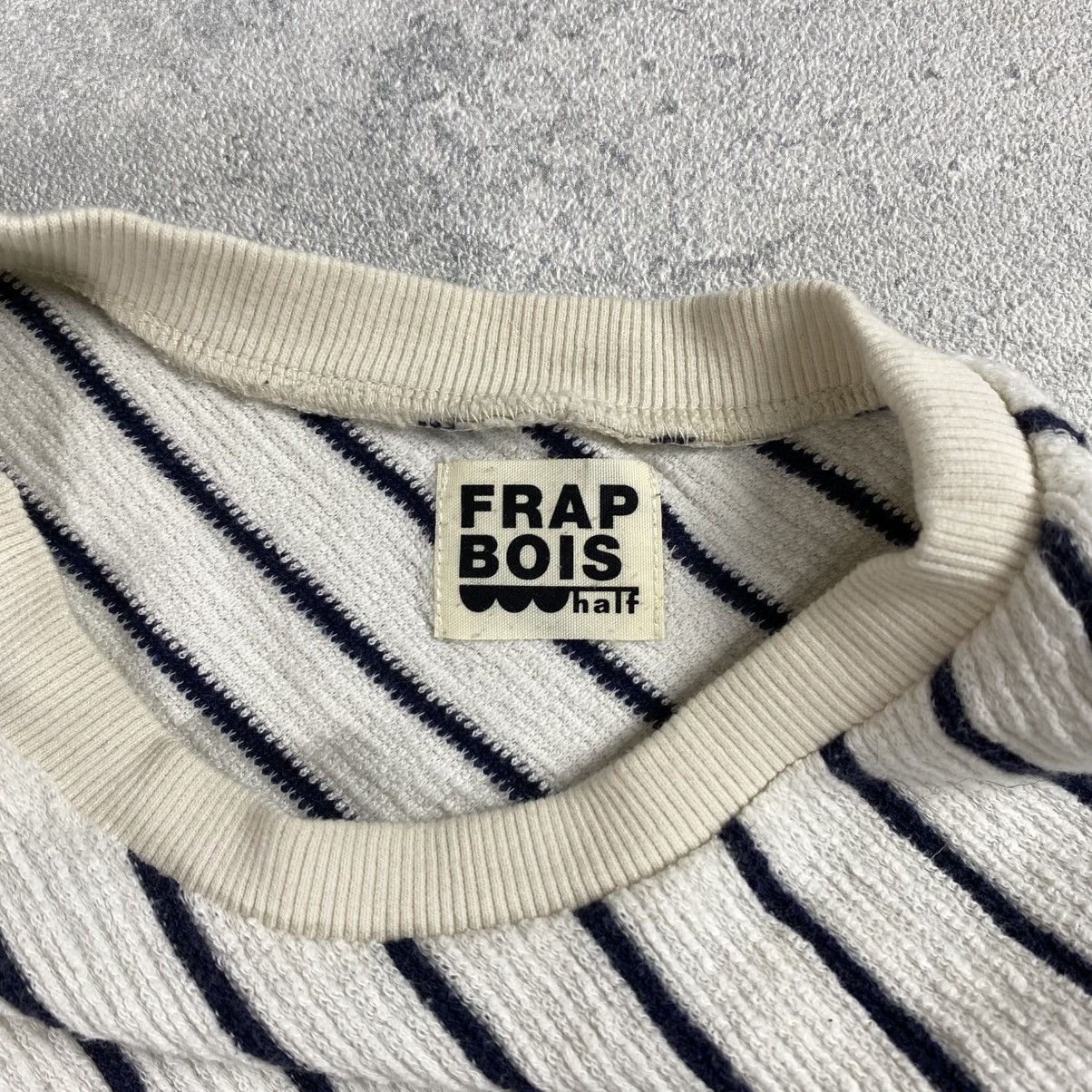 Frapbois × Issey Miyake × Japanese Brand Frapbois by Issey Miyake Striped Tshirt Size L / US 10 / IT 46 - 3 Thumbnail