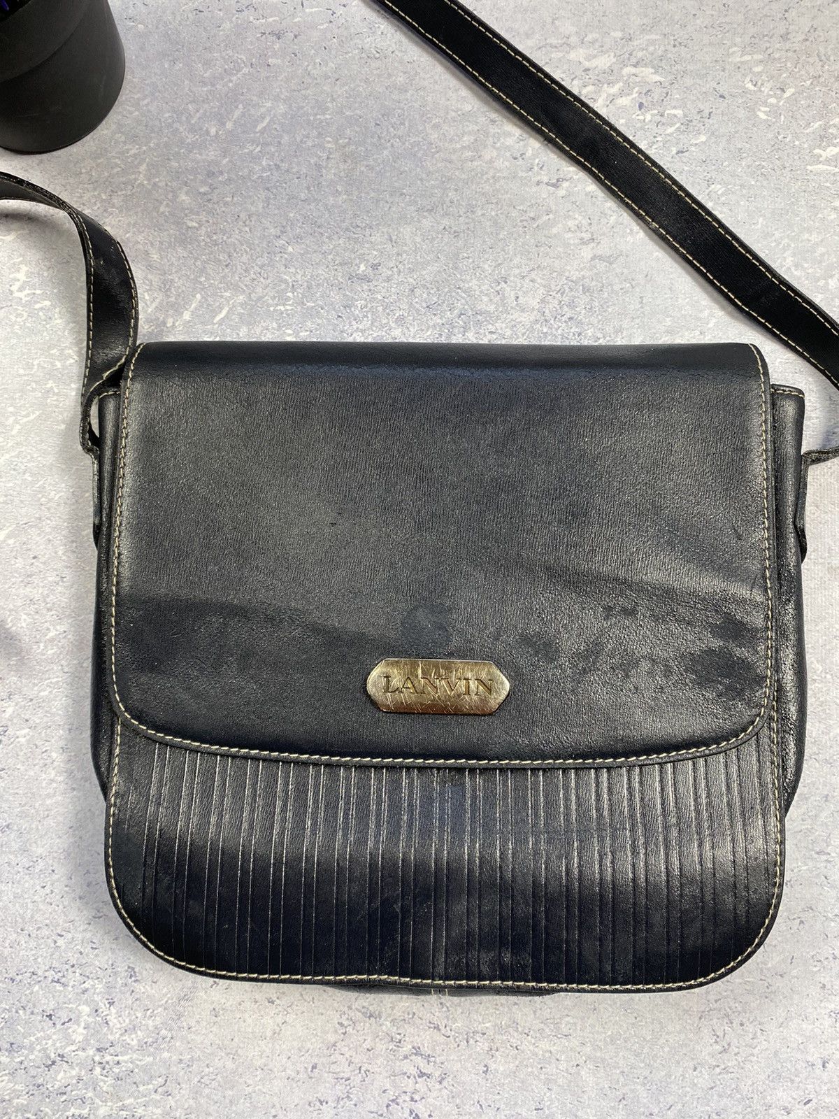 Lanvin Lanvin Paris Unisex Blue Bag Made in Italy Size ONE SIZE - 2 Thumbnail
