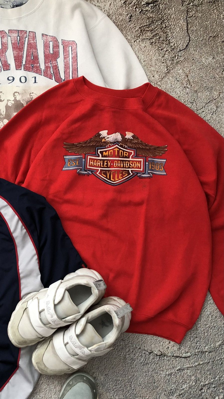 Rare vintage harley davidson sweatshirt made in usa