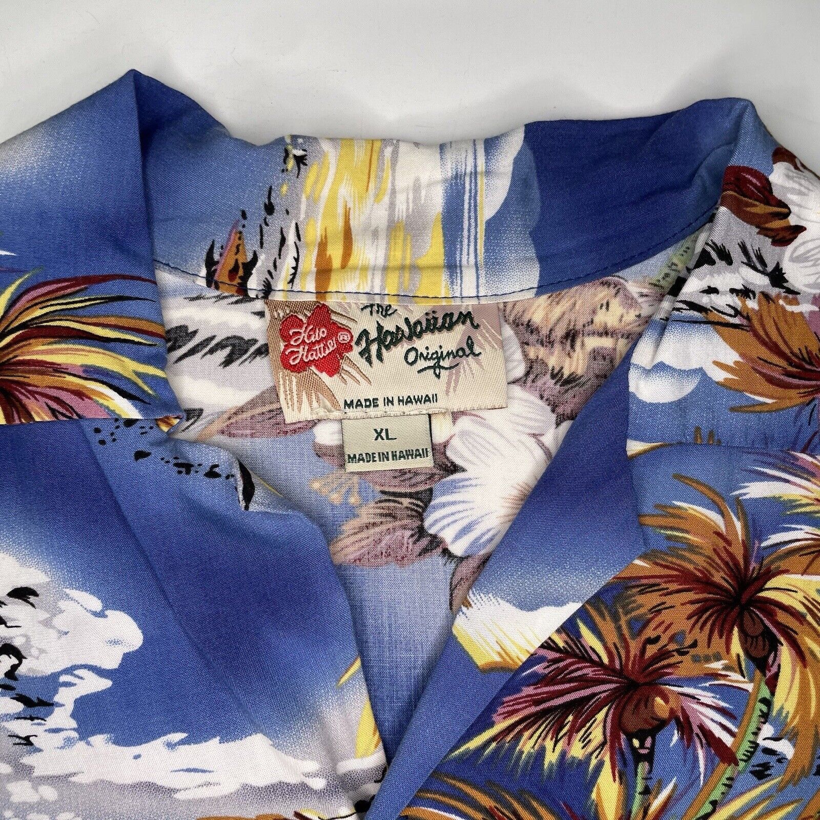 Hilo Hattie VTG Hilo Hattie Hawaiian Original Shirt XL Hawaii Volcano Size XL / US 12-14 / IT 48-50 - 6 Thumbnail