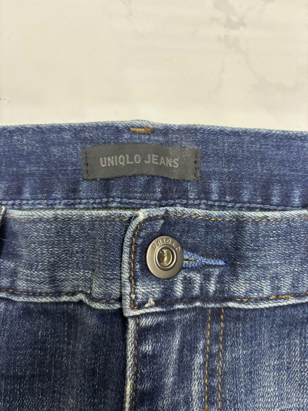 Jean × Undercover × Uniqlo Vintage Jeans Sashiko Uniqlo Distressed Denim Jeans Size US 33 - 10 Thumbnail