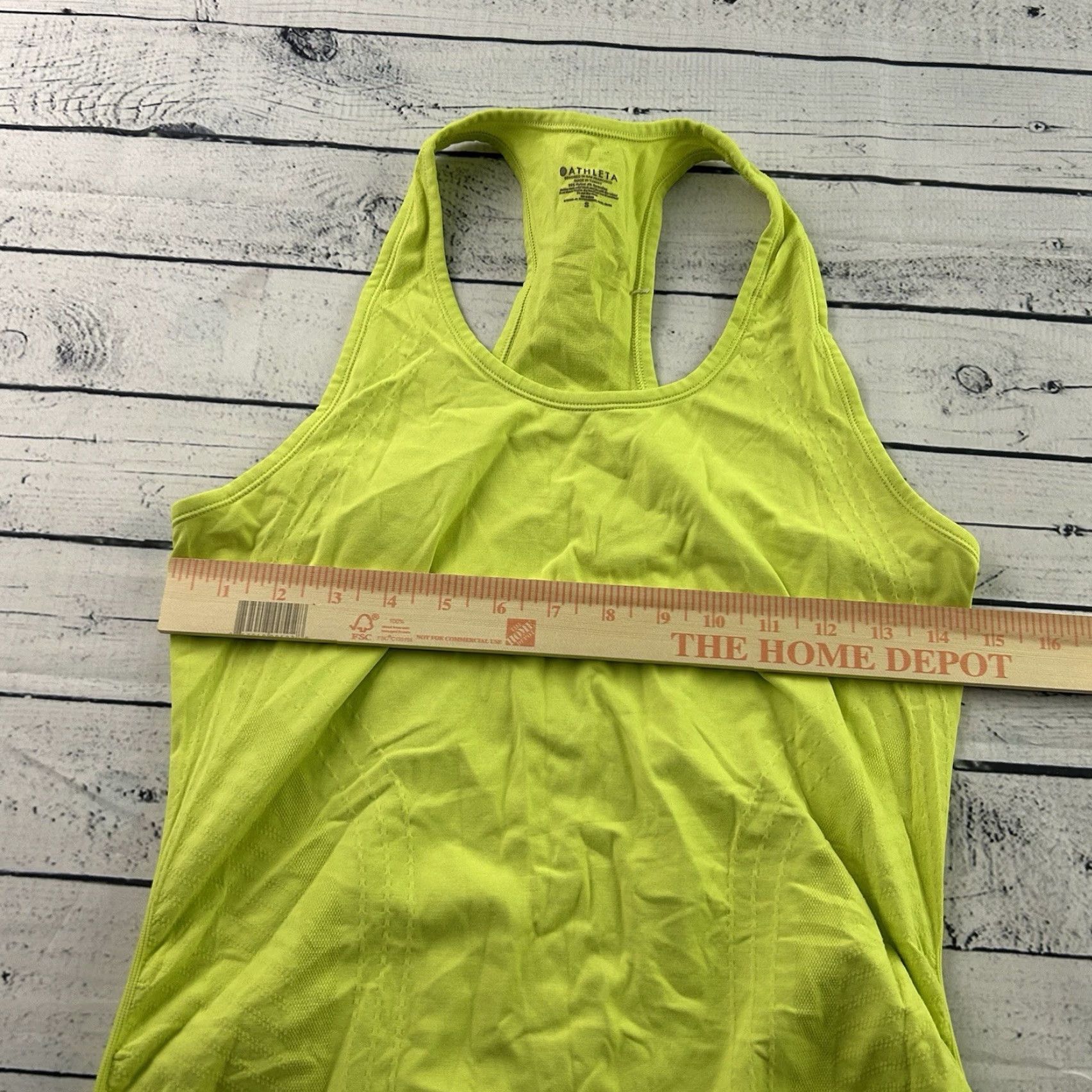 Athleta Athleta Momentum Seamless Side Cinch Athletic Tank Top Women's Small Yellow Tank Athletic Womens S Yellow Momentum Seamless Side Cinch Size S / US 4 / IT 40 - 4 Thumbnail