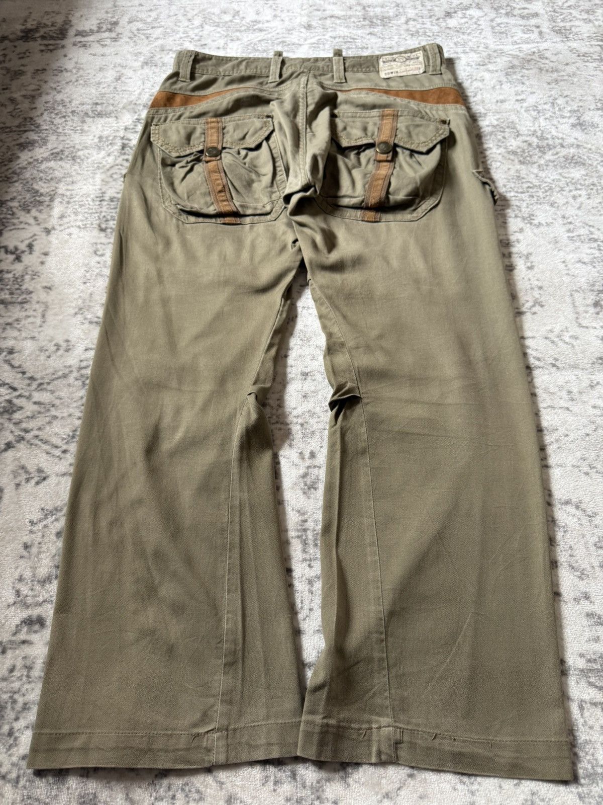 Edwin Edwin XV Bush Pocket Spiral Leg Linen Cargo Pants Size US 32 / EU 48 - 2 Thumbnail