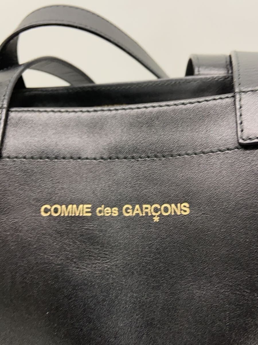 Comme des Garcons Cowhide Leather Logo Tote Bag Size ONE SIZE - 7 Thumbnail