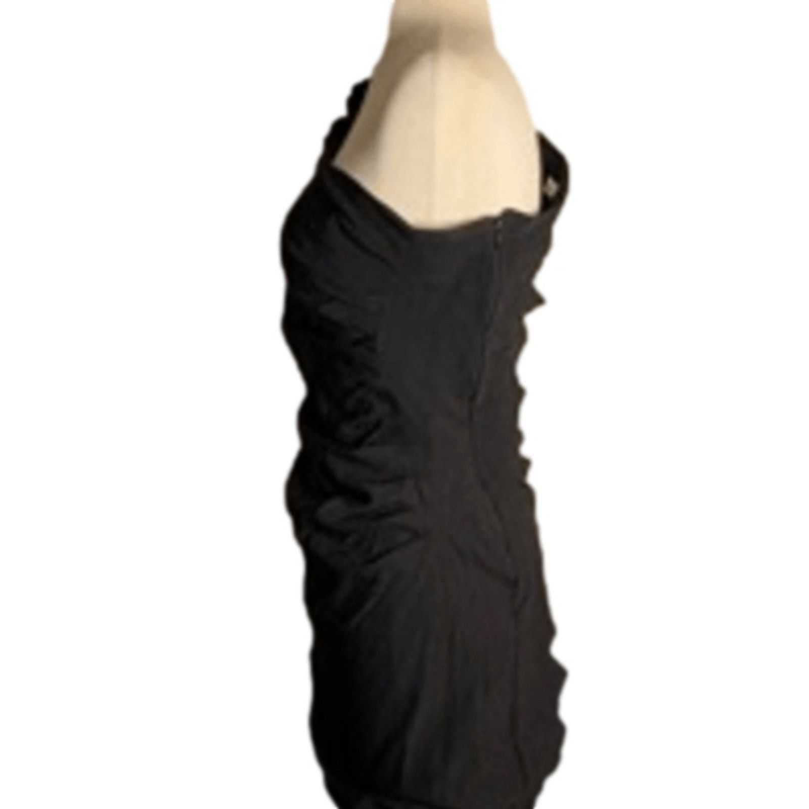 Other Chic One Shoulder Black Ruched Party Dress Speechless S Size S / US 4 / IT 40 - 5 Thumbnail