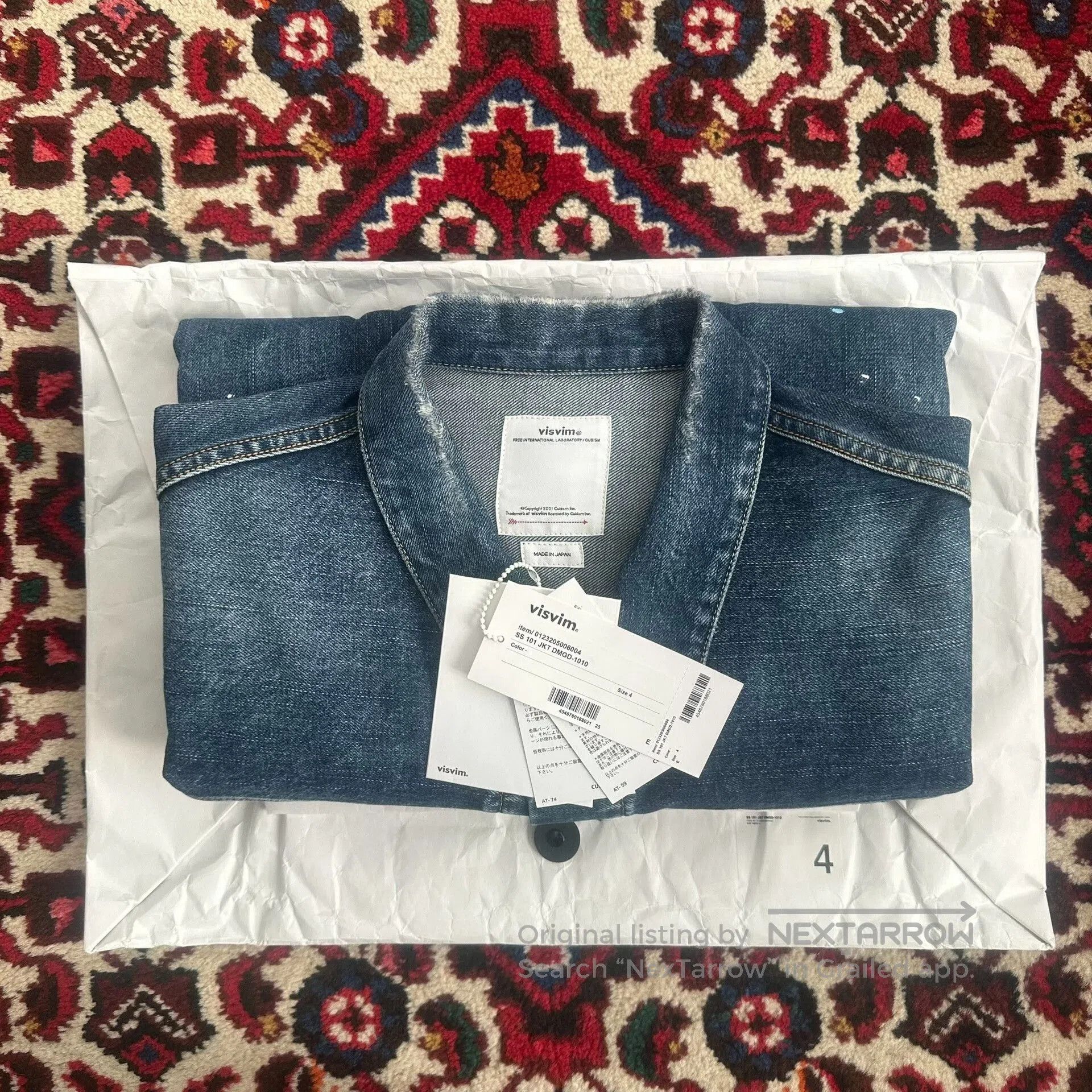 Visvim visvim 23aw denim jacket with paint splatter. Size US L / EU 52-54 / 3 - 7 Thumbnail