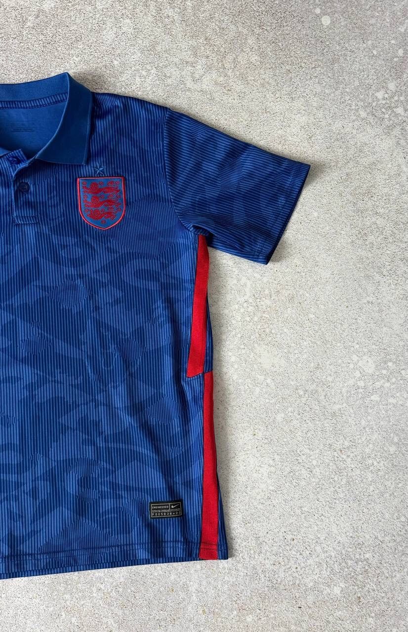 Nike × Vintage Vintage Nike England #7 Soccer Jersey Polo Tee Y2K Rare Item Size US S / EU 44-46 / 1 - 2 Thumbnail