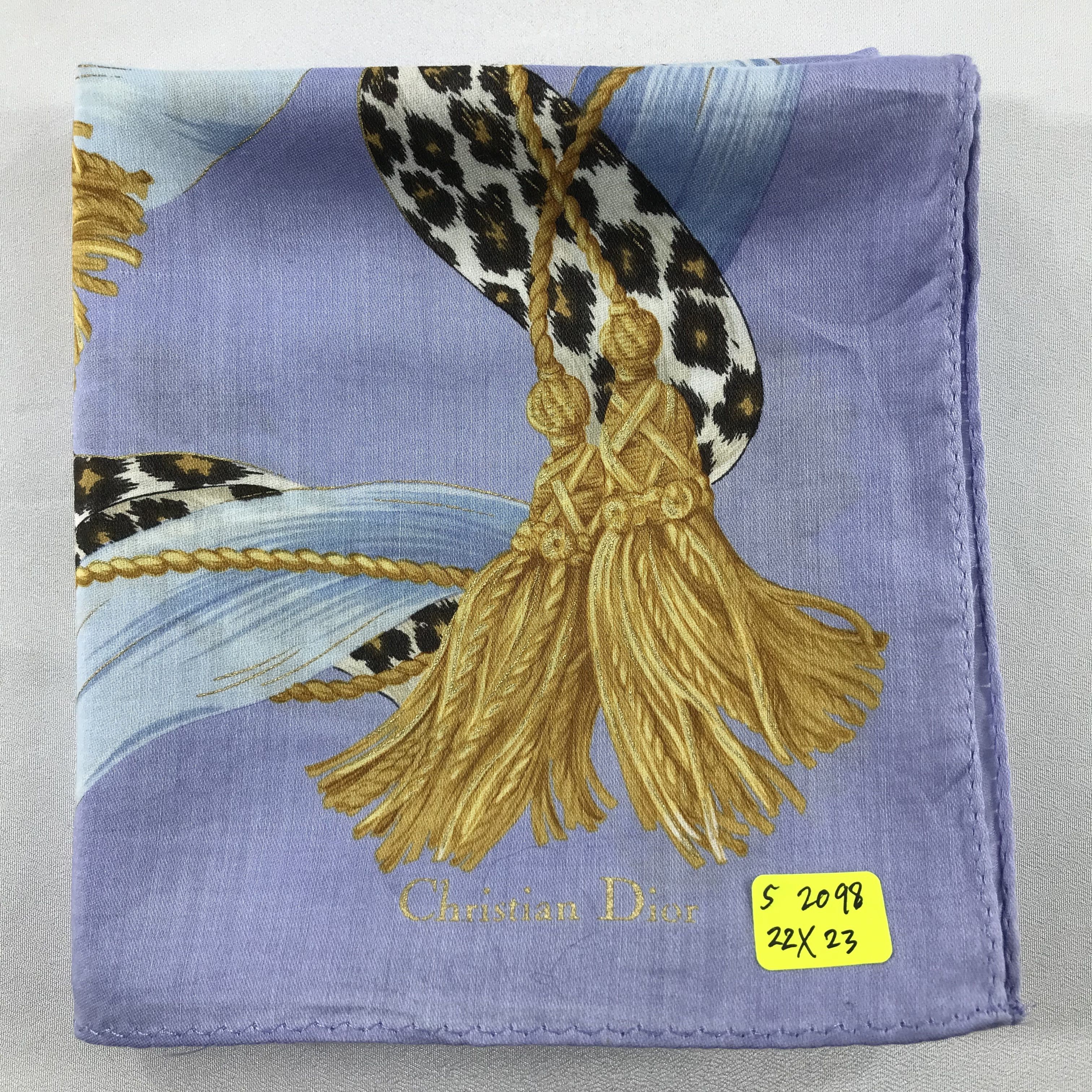Vintage Christian Dior Bandana / Handkerchief / Neckerchief - S2098 Size ONE SIZE - 5 Thumbnail
