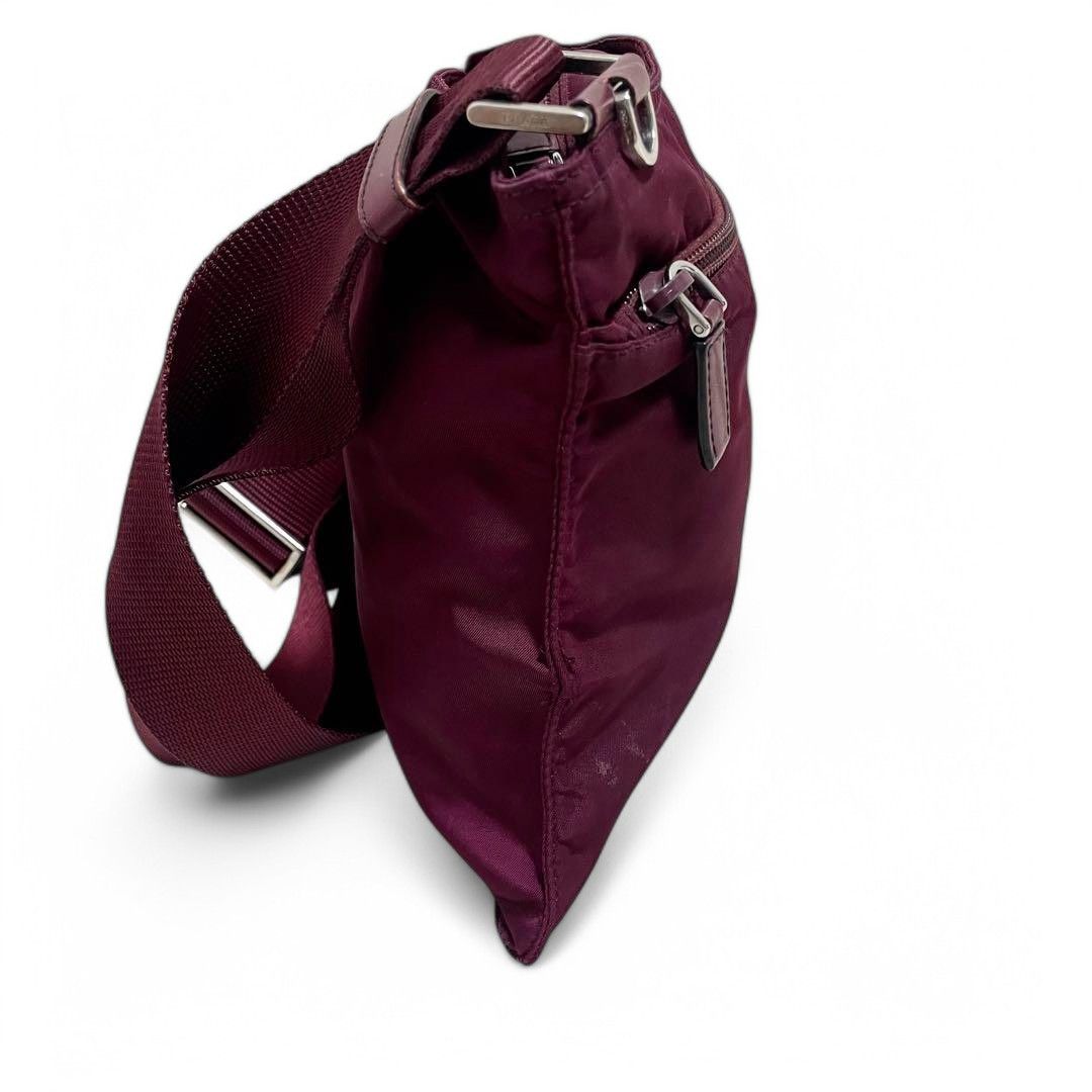 Prada Prada - Bordeaux Sacoche Shoulder Bag Tessuto Nylon Size ONE SIZE - 5 Thumbnail