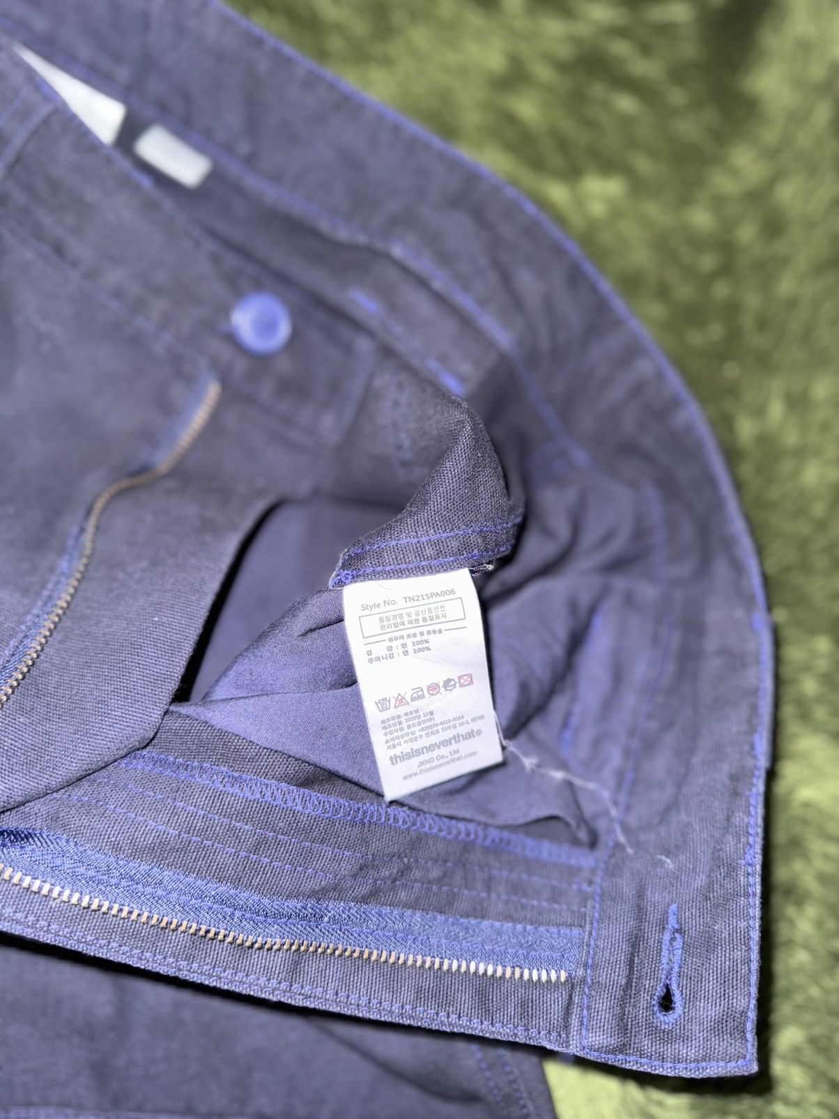 thisisneverthat [L] thisisneverthat Zip Pocket Double Knee Pants Hand-Dyed Size US 32 / EU 48 - 5 Thumbnail