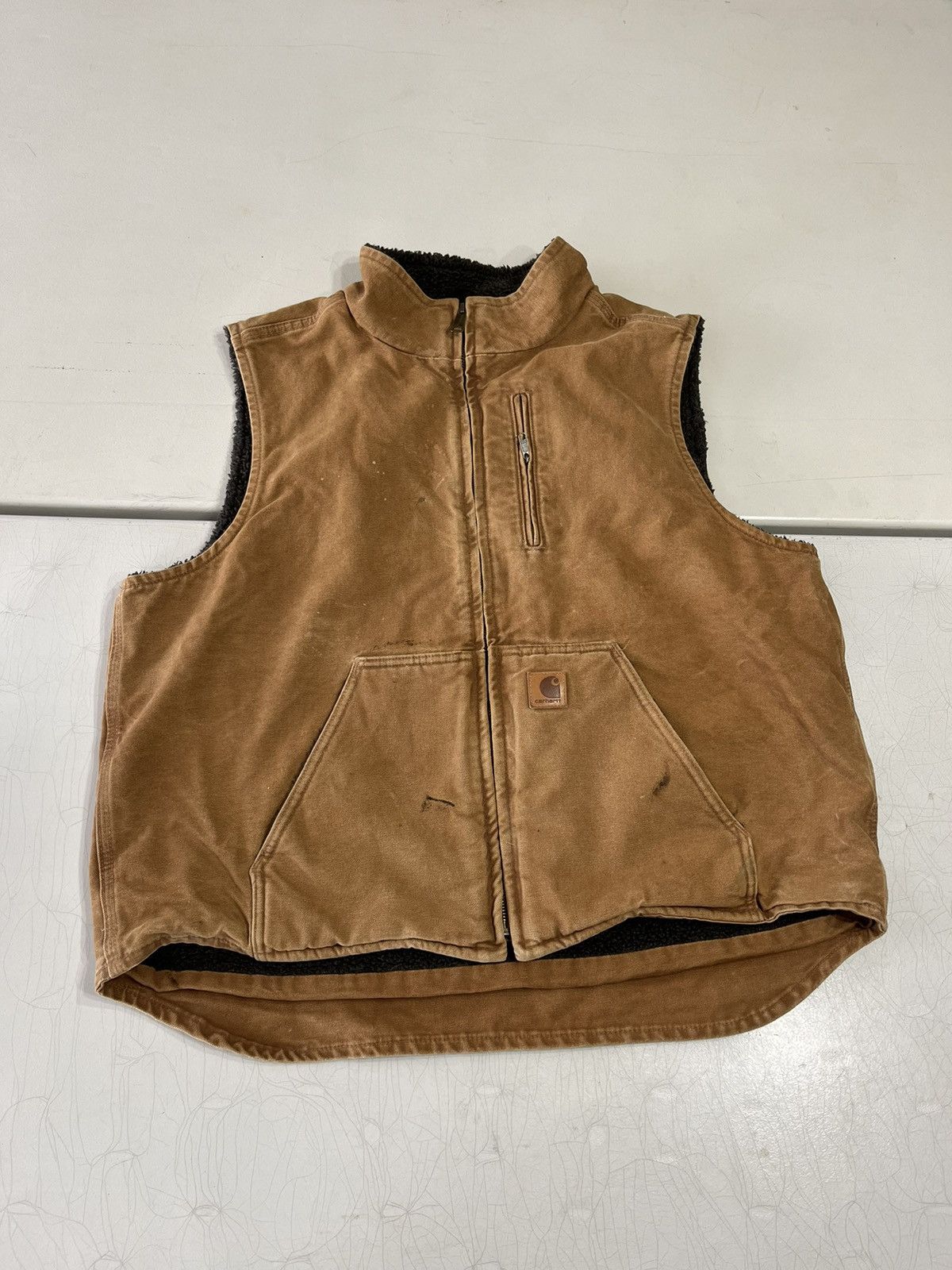 Carhartt × Vintage Y2K Carhartt work style vest Size US XL / EU 56 / 4 - 1 Thumbnail