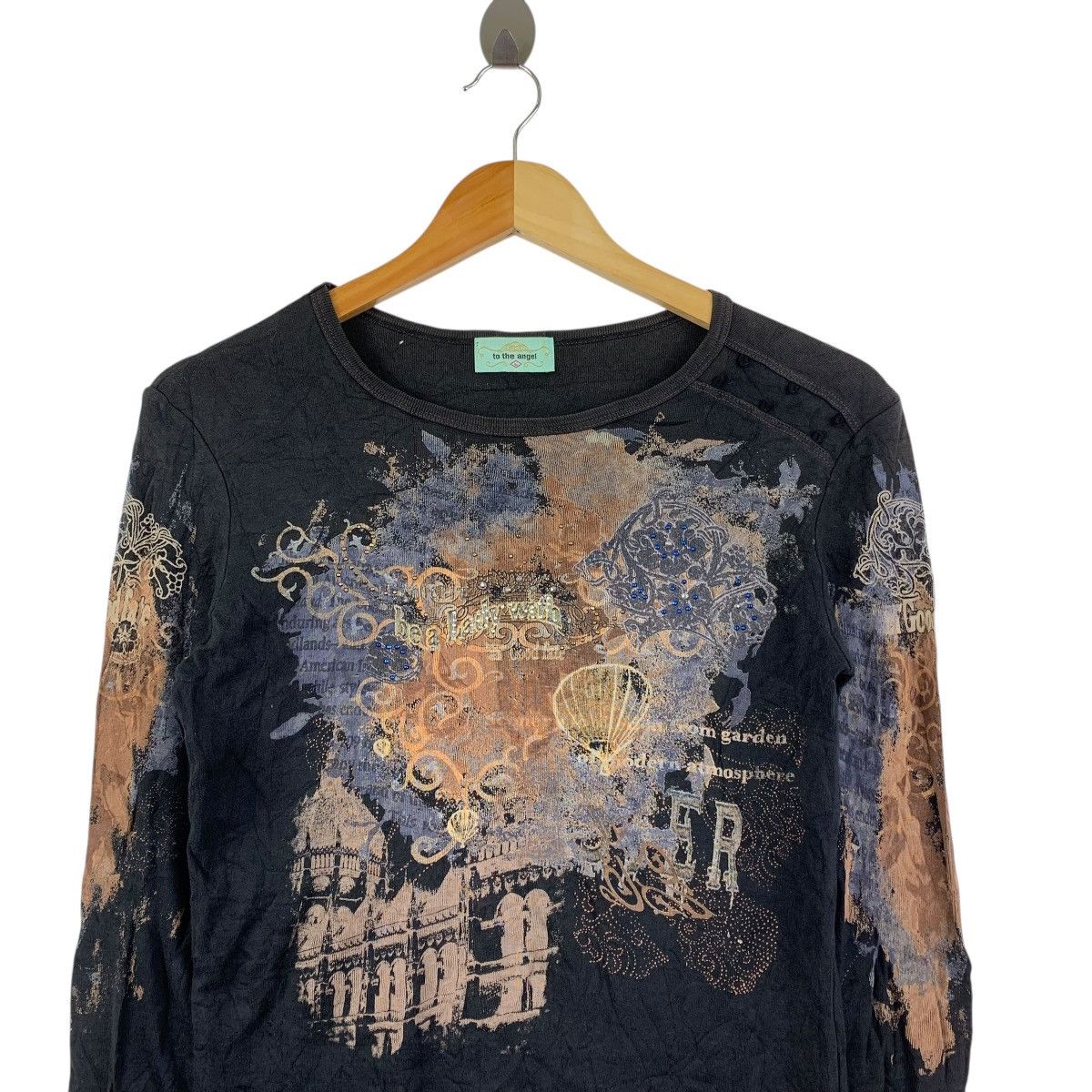 Vintage Vintage “To The Angel” All Over Graphic Long Sleeve Size US L / EU 52-54 / 3 - 2 Thumbnail