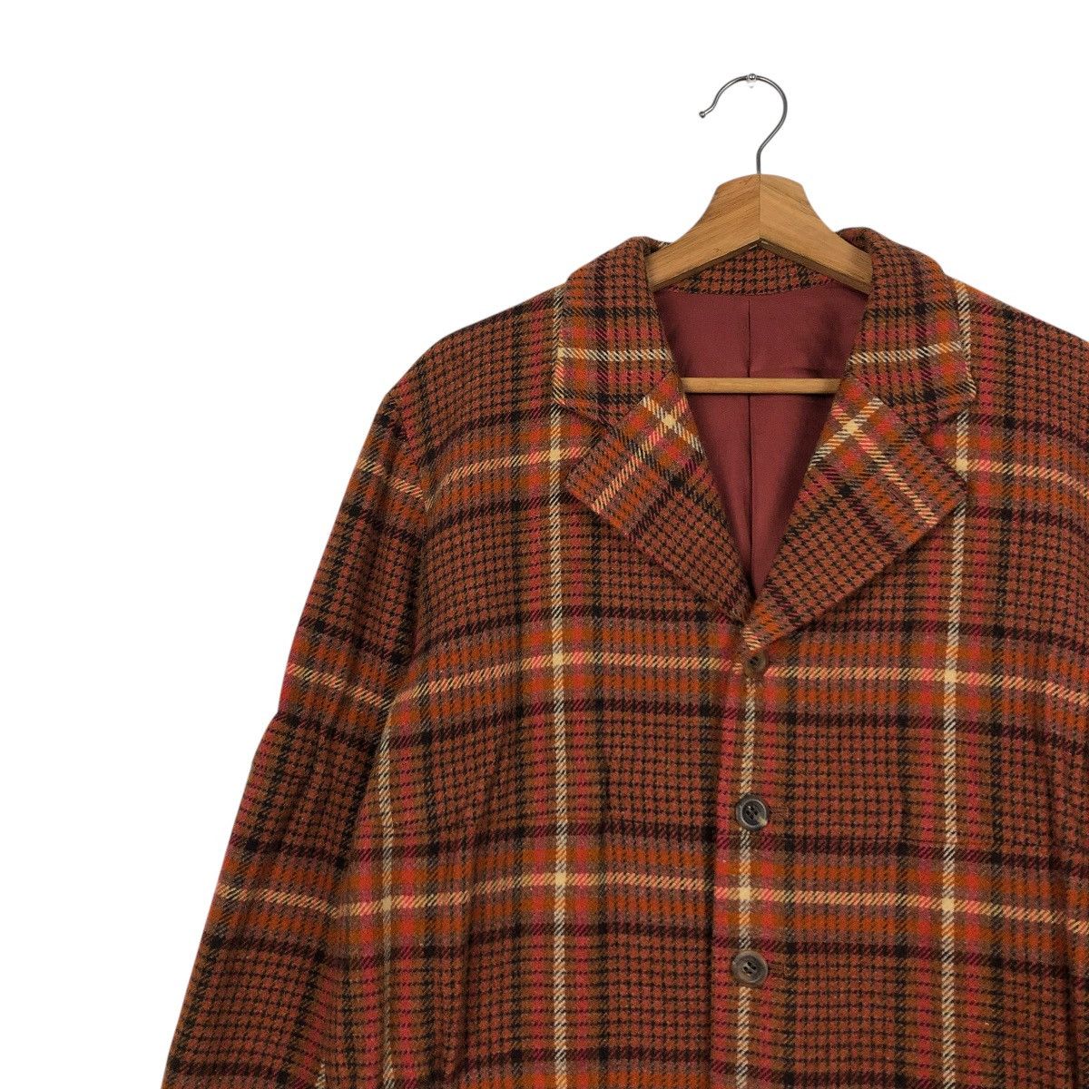 Issey Miyake 🔥VINTAGE ISSEY MIYAKE WOOL CHORE JACKET TARTAN DESIGN Size US M / EU 48-50 / 2 - 9 Thumbnail