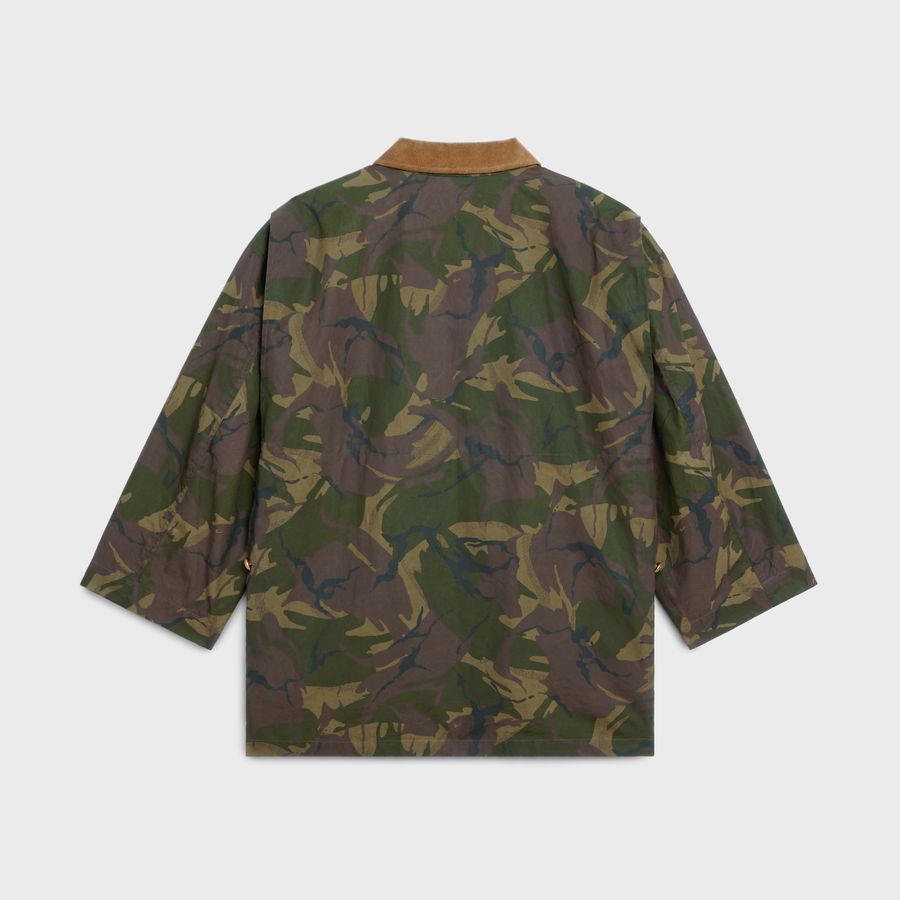 Celine o1loc1c1124 Hunting Parka In Waxed Fabric in Multicolor Size S / US 4 / IT 40 - 2 Thumbnail