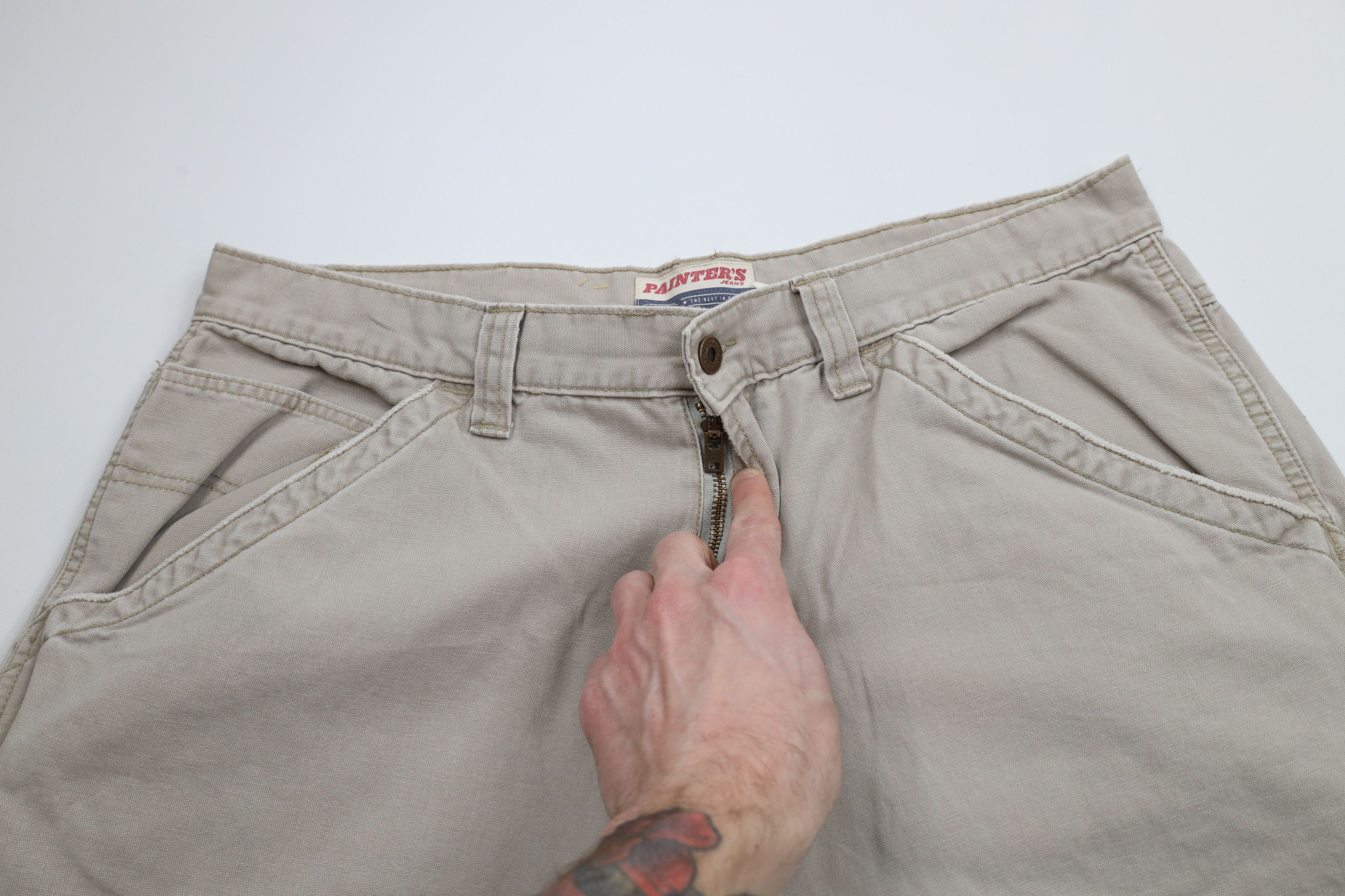 Vintage Vintage Y2K 2003 Old Navy Wide Leg Painters Jeans Pants Size US 38 / EU 54 - 7 Thumbnail