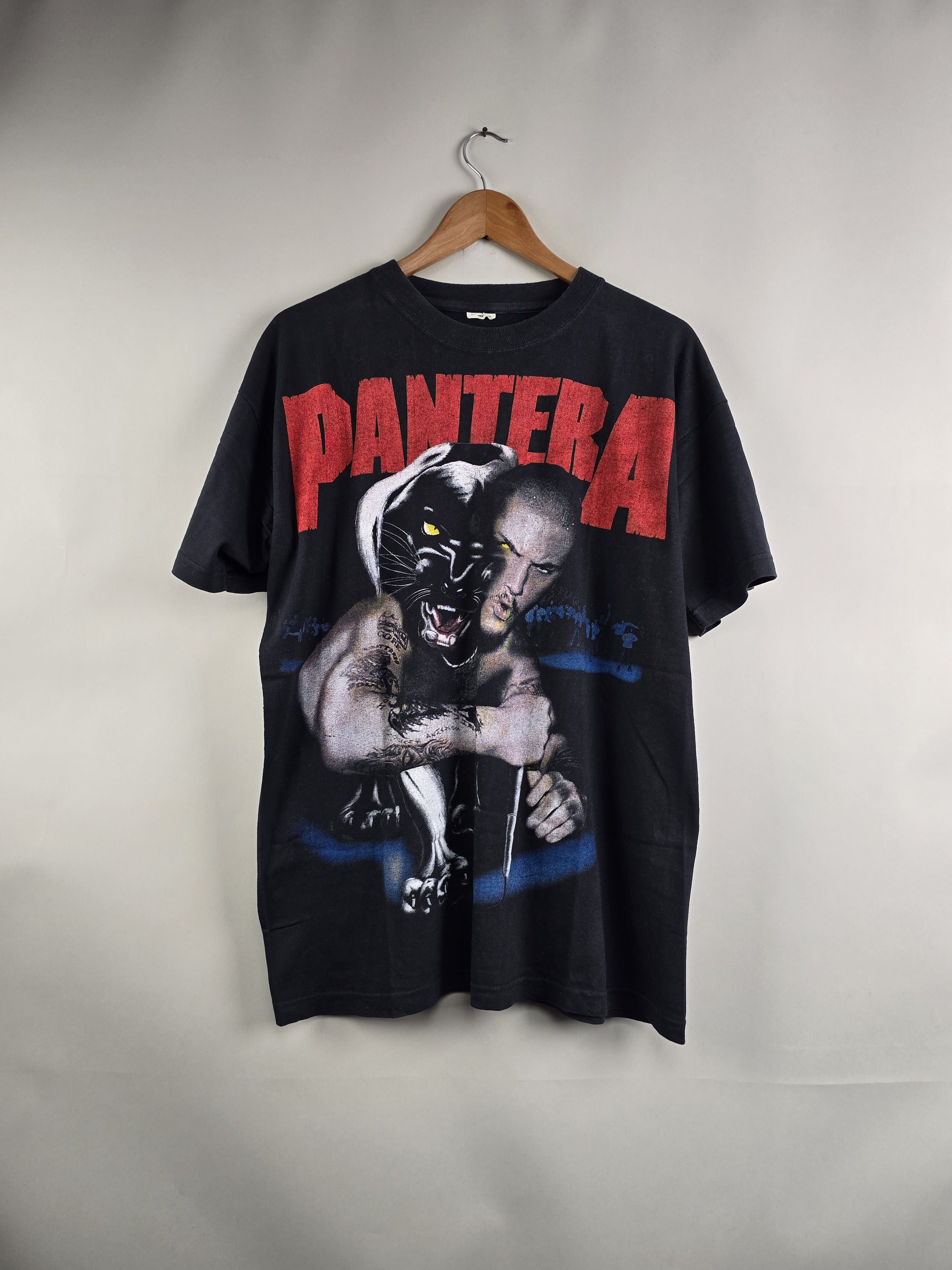 Band Tees × Vintage 90s Pantera Full Print Bootleg XL 23" 29" Size US XL / EU 56 / 4 - 7 Thumbnail