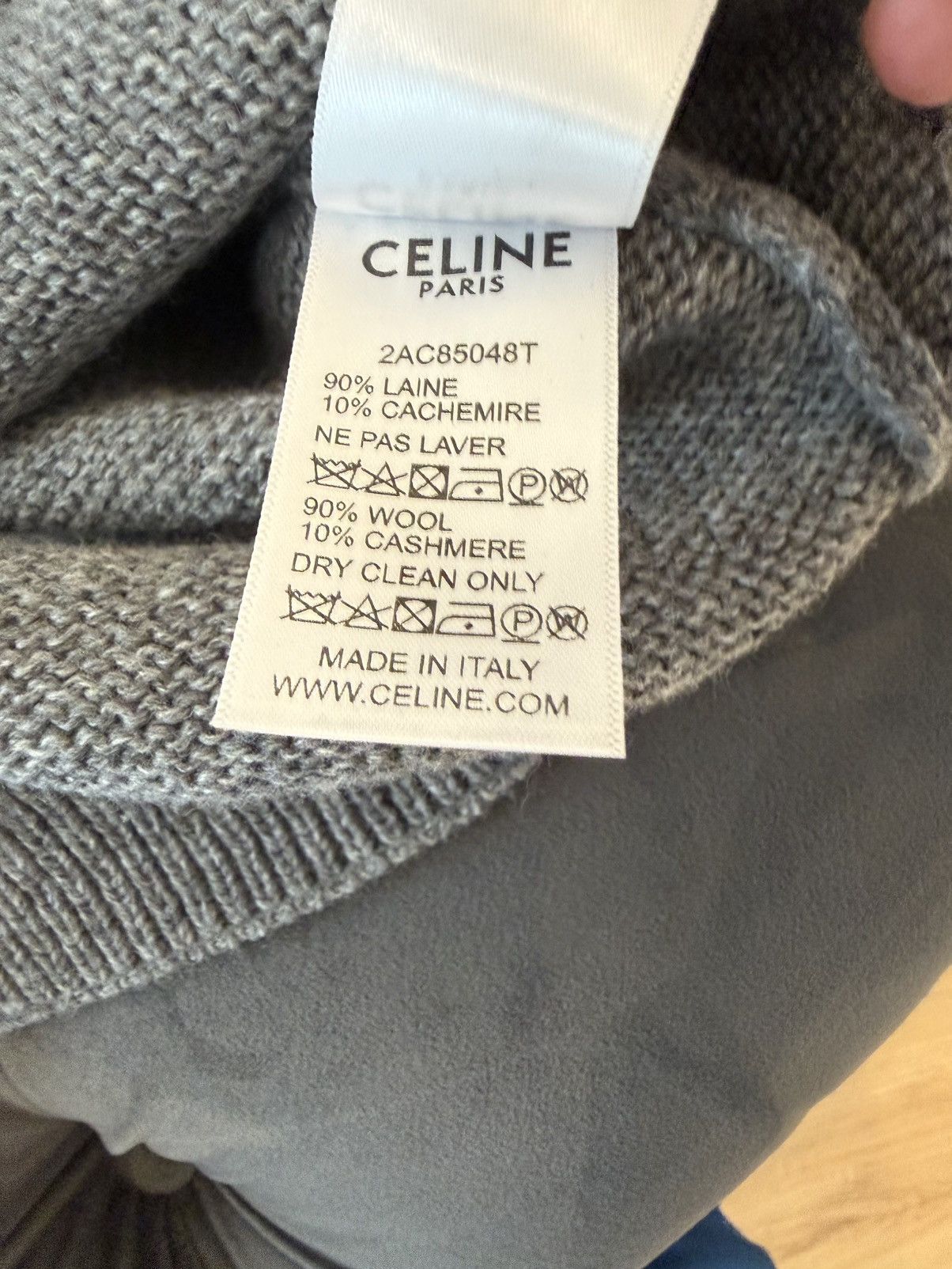 Celine Celine triomphe sweater Size US XXL / EU 58 / 5 - 4 Thumbnail