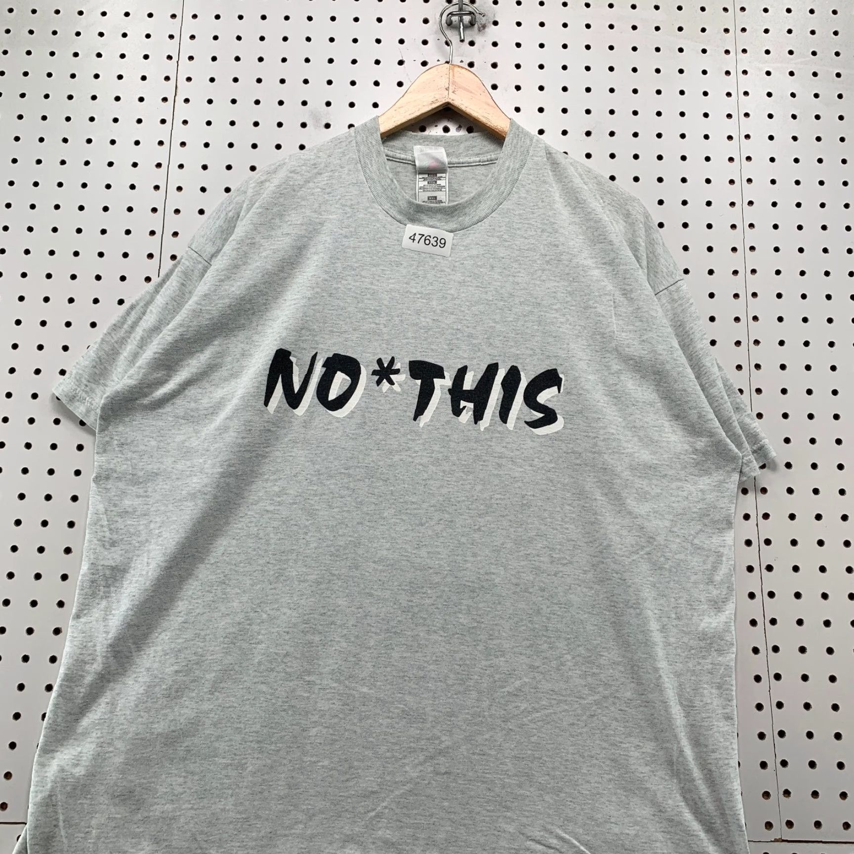 Fruit Of The Loom Vintage Fruit of the Loom T-Shirt Mens 2XL Gray 90s Graphic Short Sleeve Crew Neck Polyester? Cotton Size US XXL / EU 58 / 5 - 4 Thumbnail