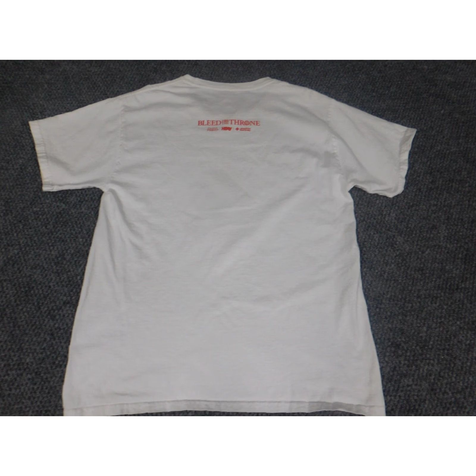 Hanes Hanes Game of Thrones Mens Shirt M White T-Shirt Crew Neck Short Sleeve Cotton Blend Size US M / EU 48-50 / 2 - 7 Thumbnail