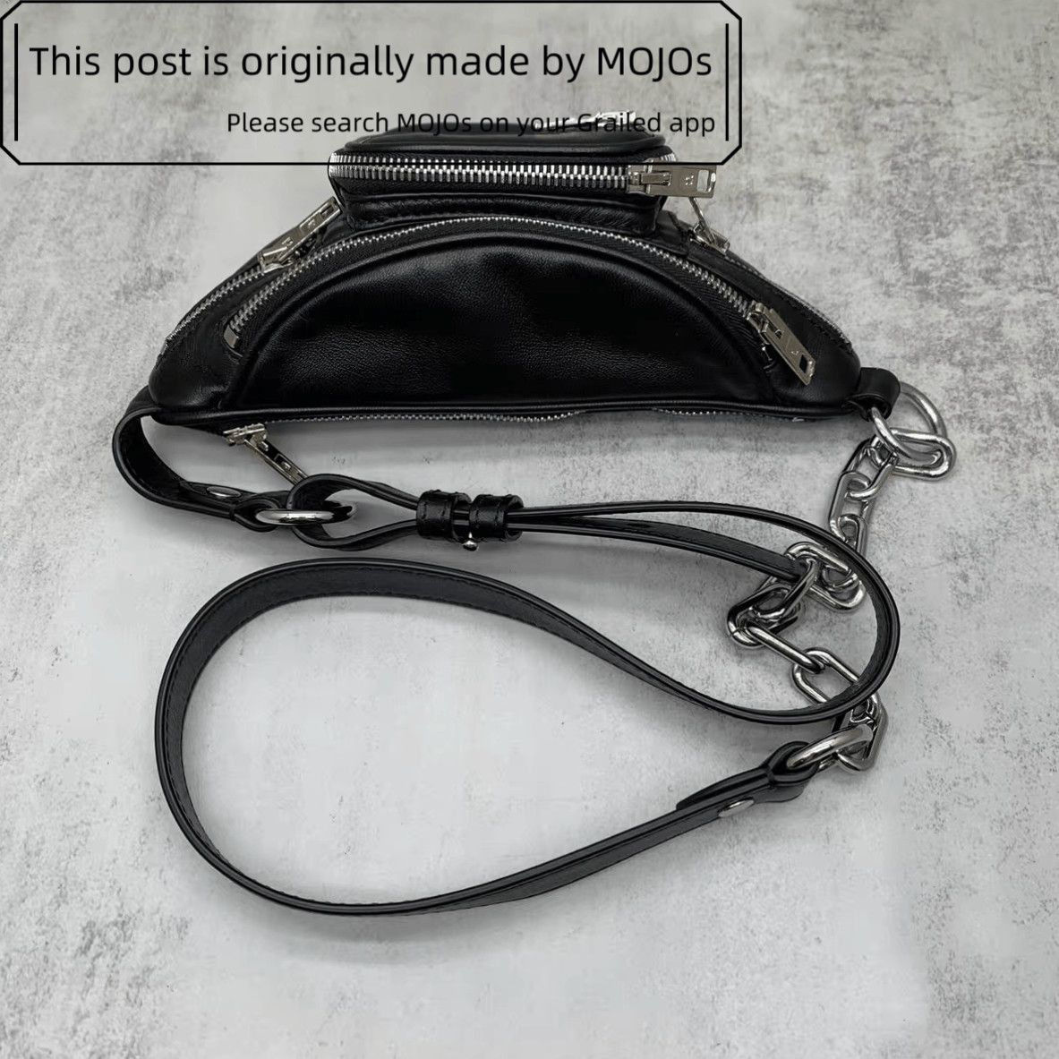 Alexander McQueen Alexander Wang Leather Shoulder Bag mojos93117 Size ONE SIZE - 6 Thumbnail