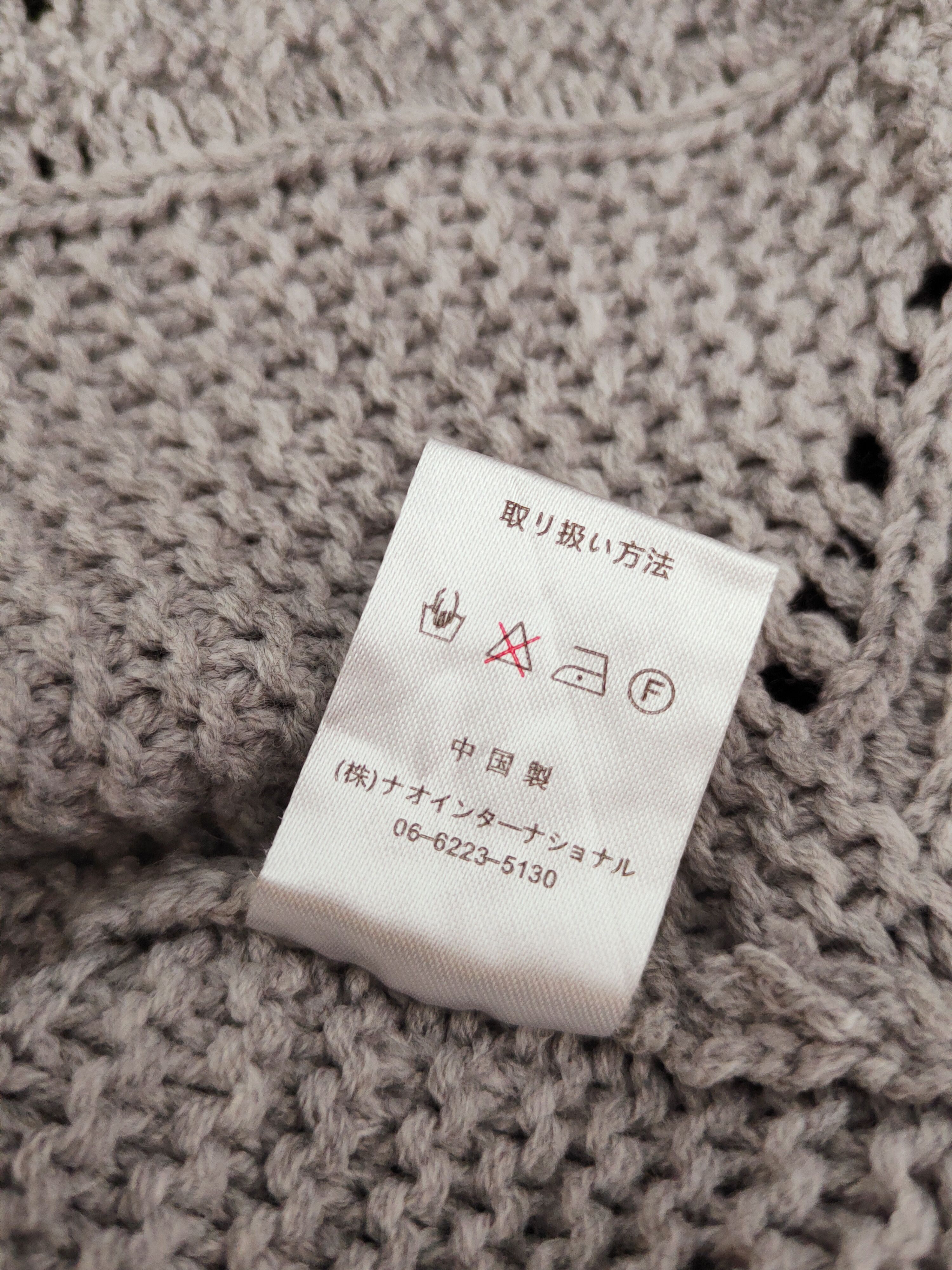 Aran Isles Knitwear × Japanese Brand × Vintage Spiga Gray Knitwear Vests vintage #W764 Size S / US 4 / IT 40 - 9 Thumbnail